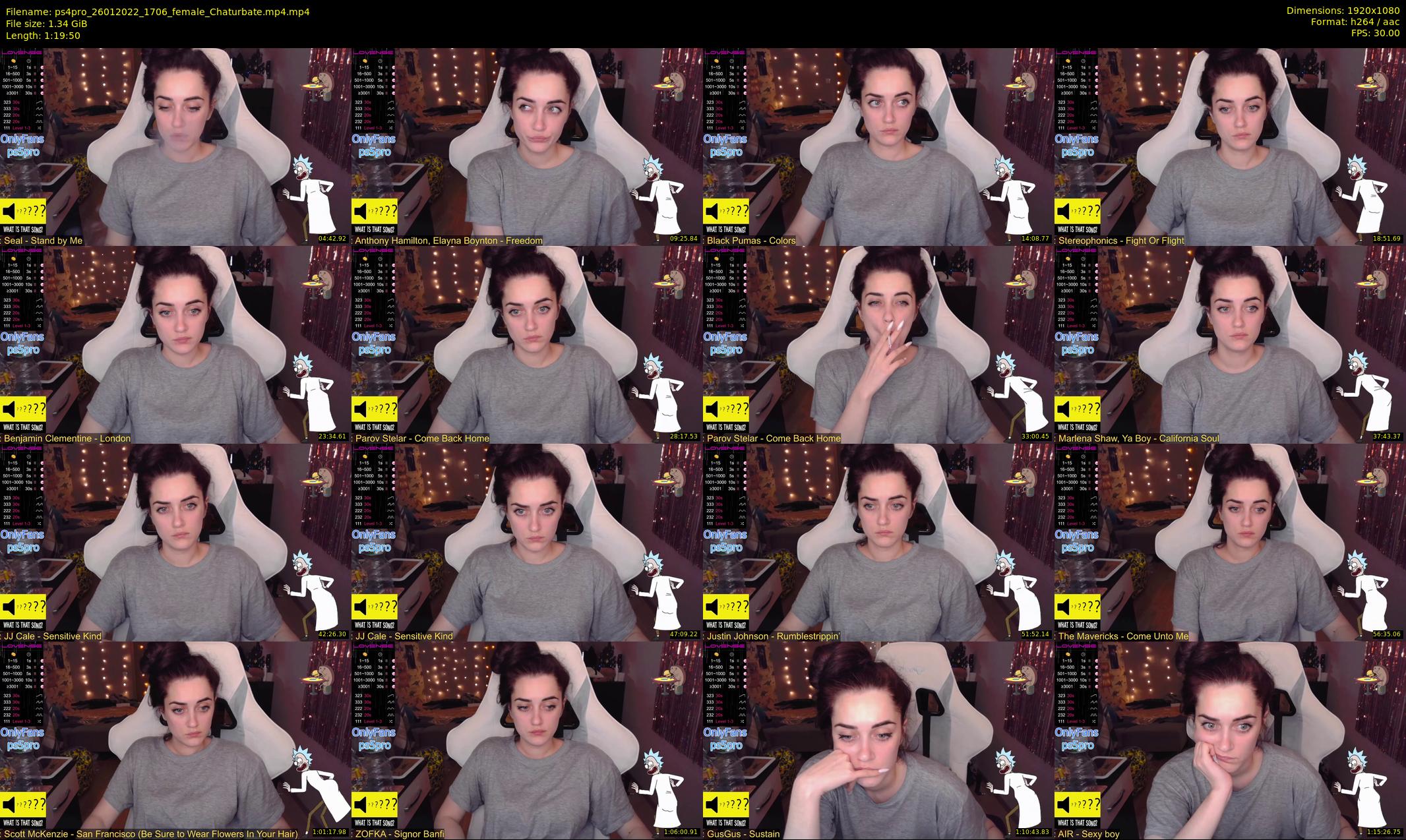ps4pro — 80 minute Chaturbate female cam show recording, 1080p, Jan 26, 2022