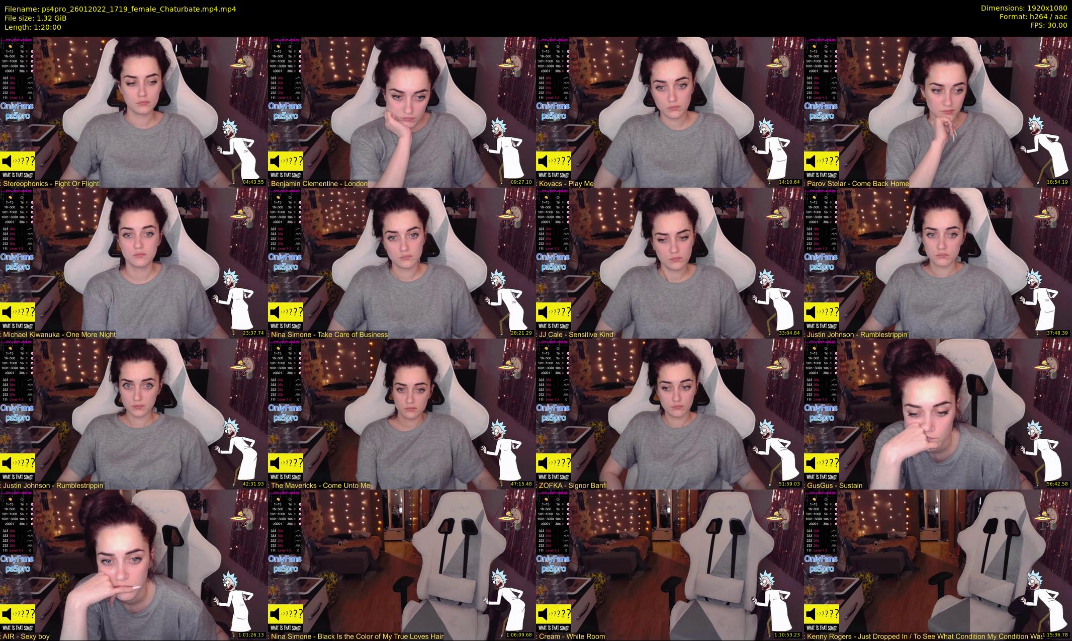 ps4pro — 80 minute Chaturbate female cam show recording, 1080p, Jan 26, 2022