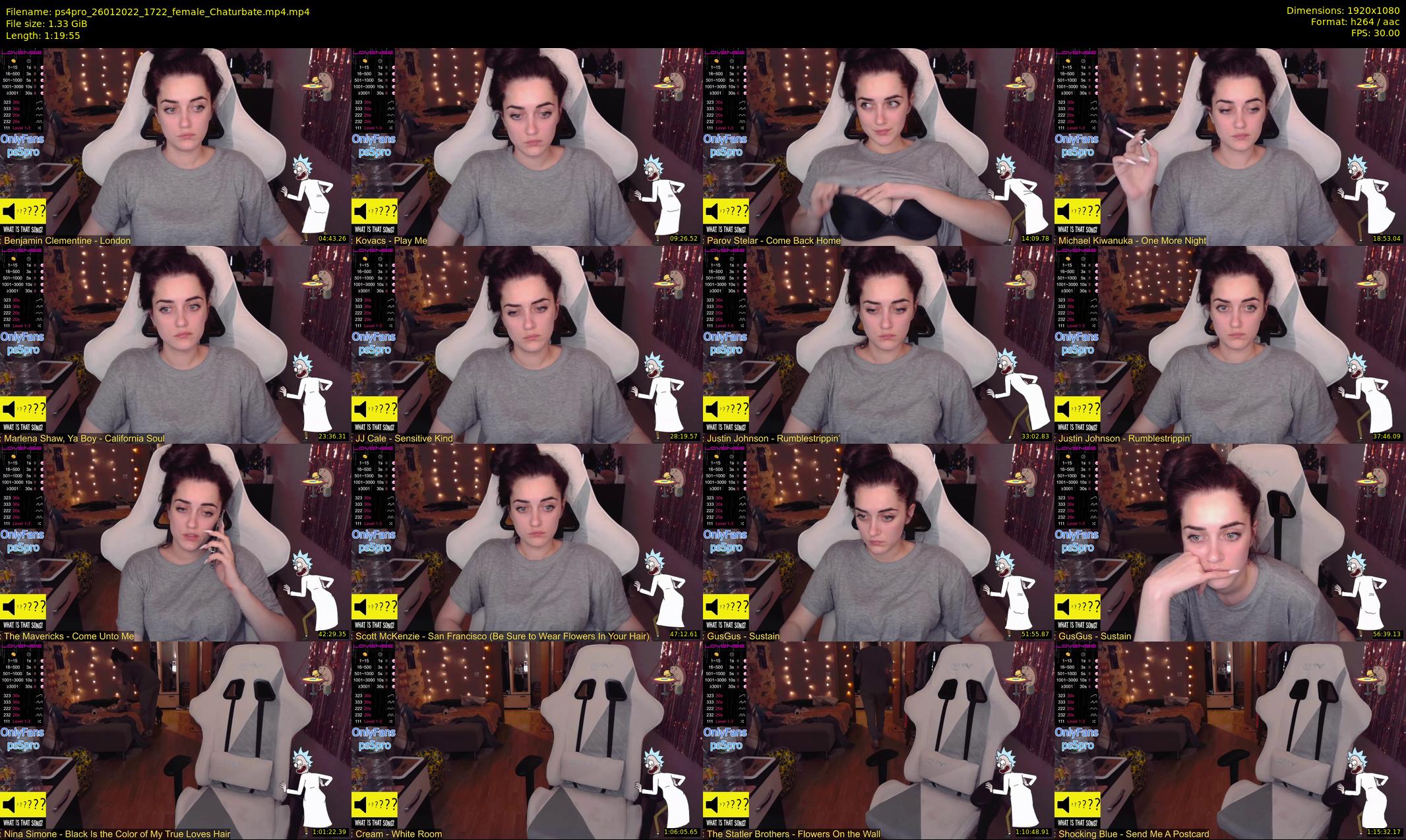 ps4pro — 80 minute Chaturbate female cam show recording, 1080p, Jan 26, 2022