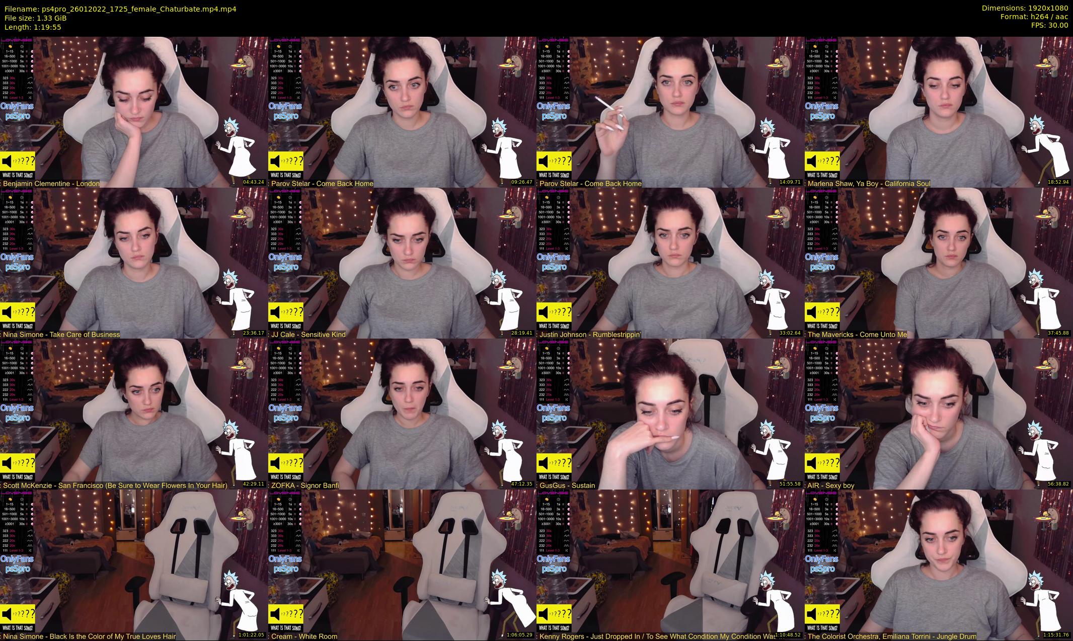 ps4pro — 80 minute Chaturbate female cam show recording, 1080p, Jan 26, 2022