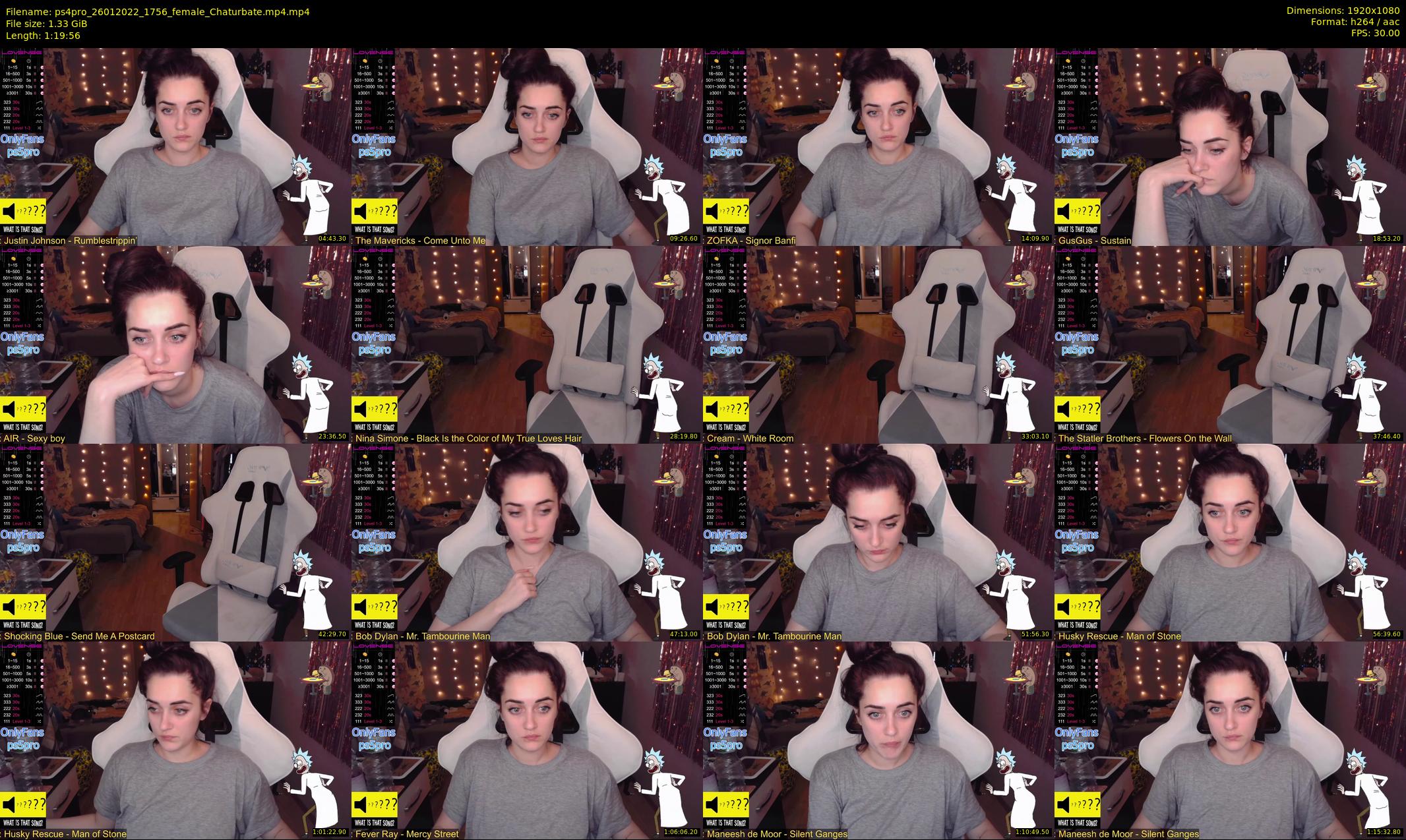 ps4pro — 80 minute Chaturbate female cam show recording, 1080p, Jan 26, 2022