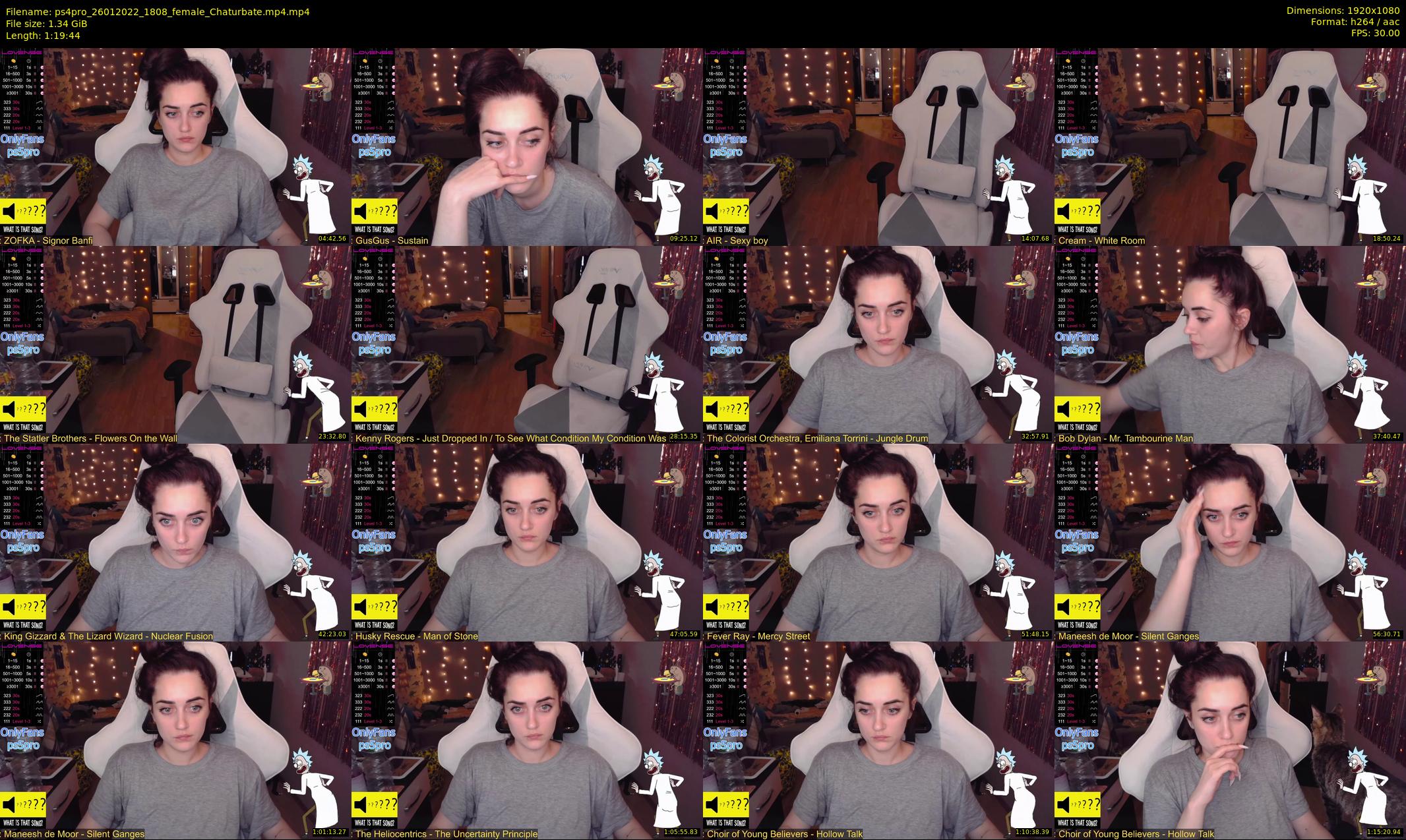 ps4pro — 80 minute Chaturbate female cam show recording, 1080p, Jan 26, 2022