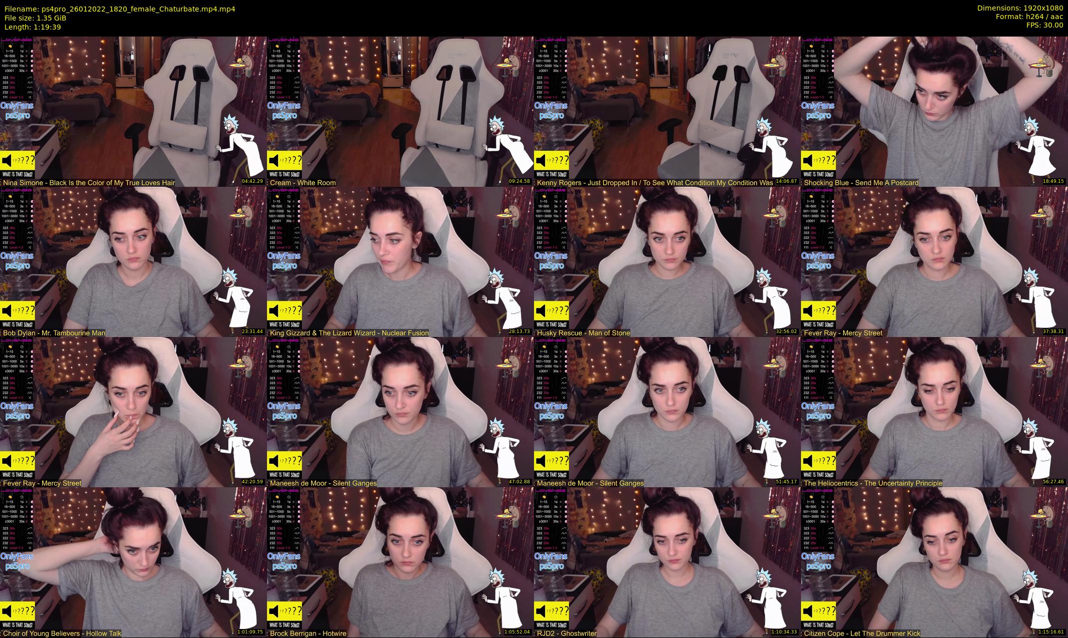ps4pro — 80 minute Chaturbate female cam show recording, 1080p, Jan 26, 2022