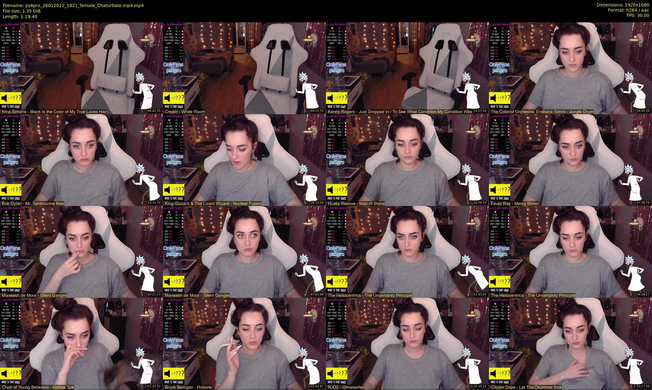 ps4pro — 80 minute Chaturbate female cam show recording, 1080p, Jan 26, 2022
