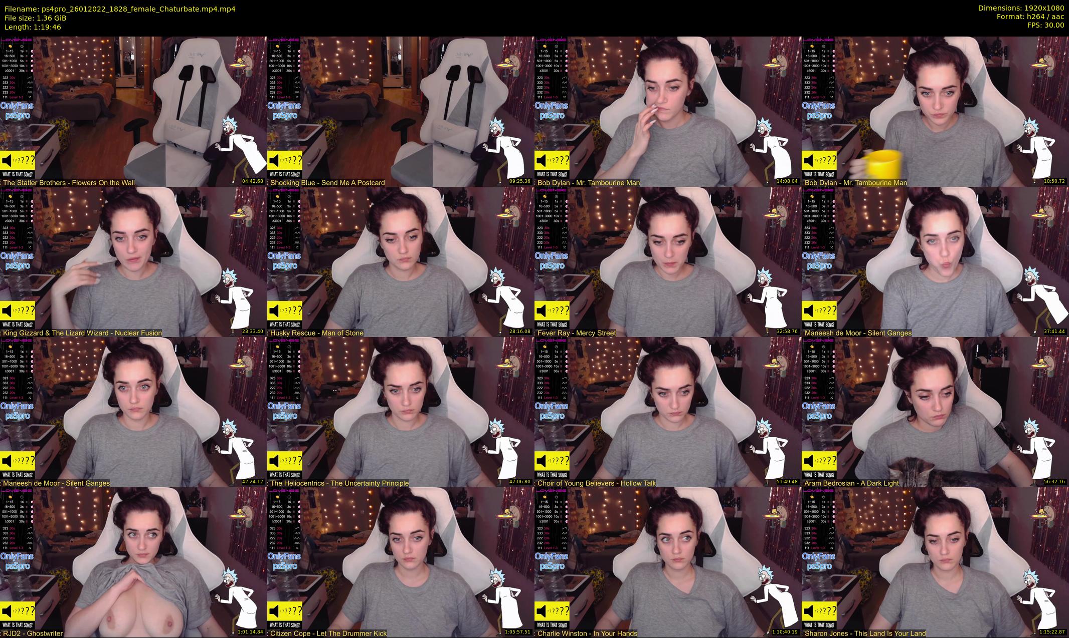 ps4pro — 80 minute Chaturbate female cam show recording, 1080p, Jan 26, 2022