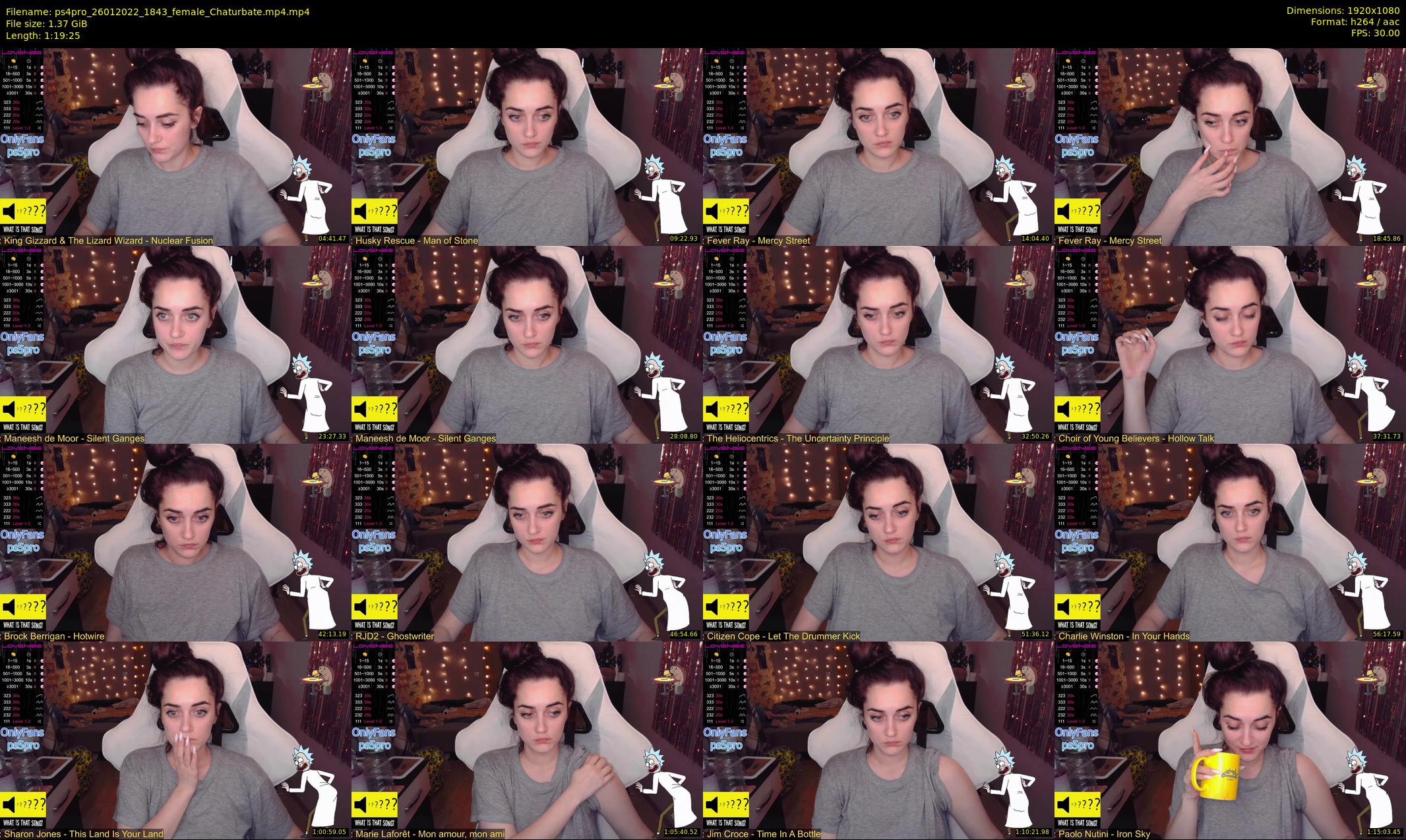 ps4pro — 80 minute Chaturbate female cam show recording, 1080p, Jan 26, 2022