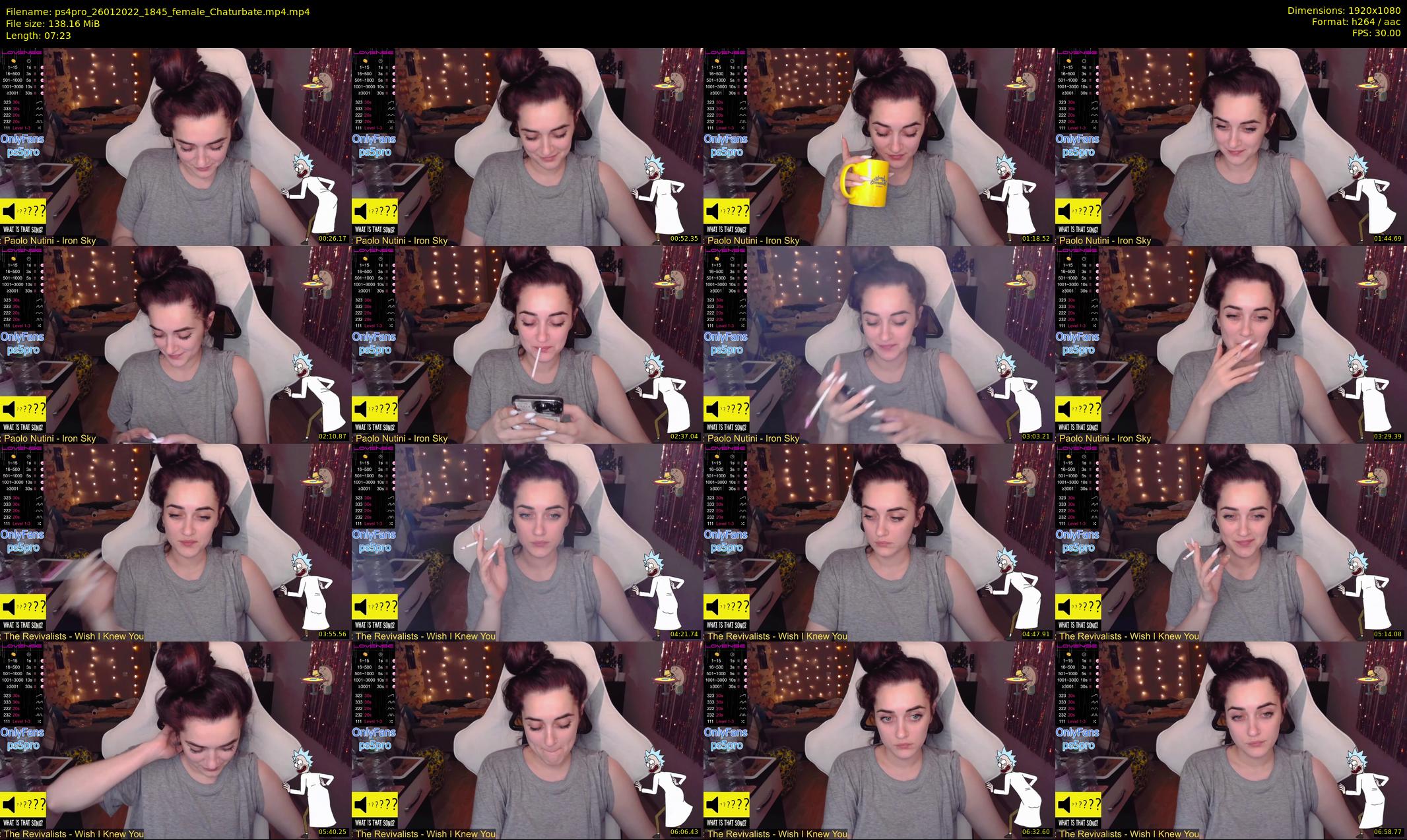 ps4pro — 8 minute Chaturbate female cam show recording, 1080p, Jan 26, 2022