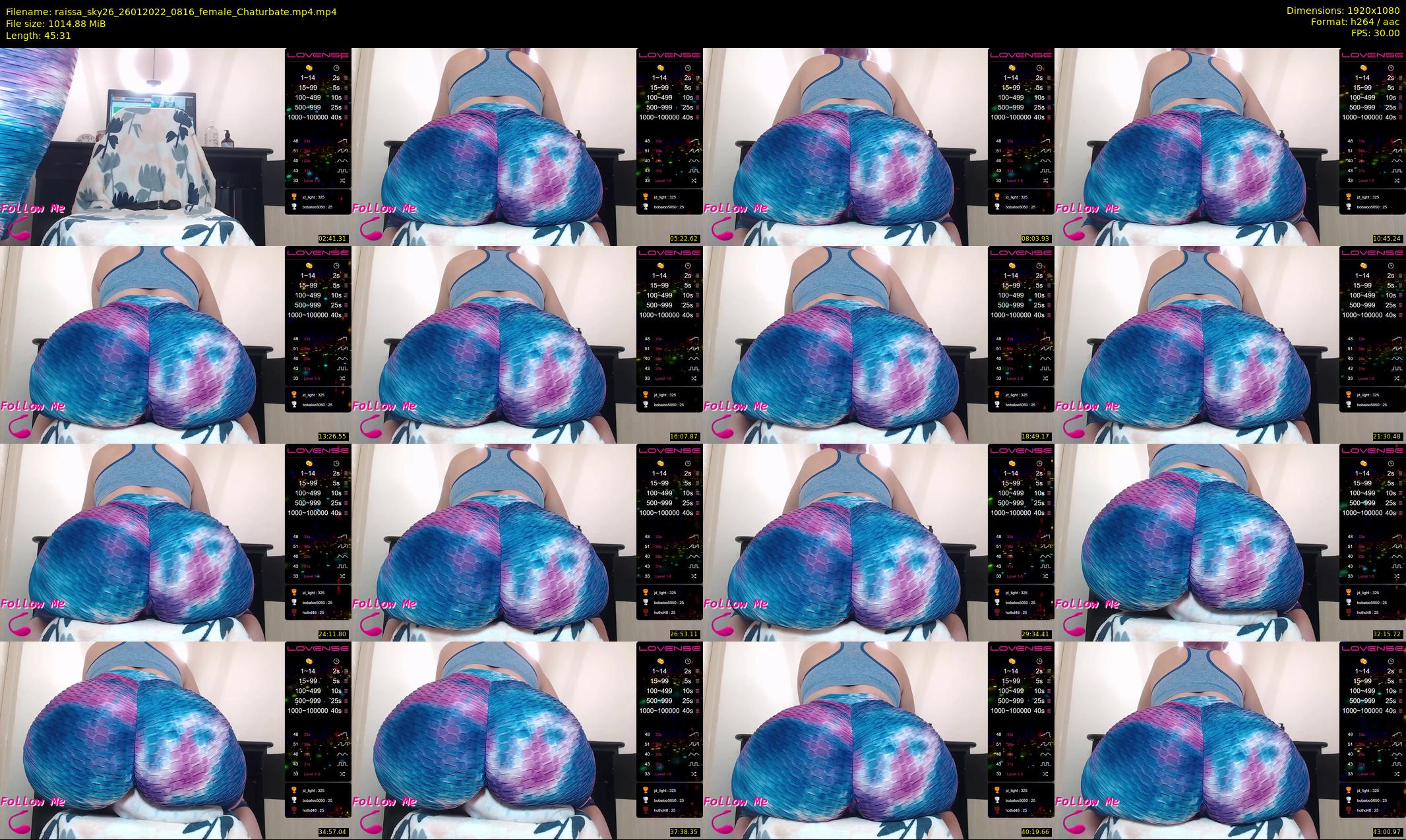 raissa_sky26 — 46 minute Chaturbate female cam show recording, 1080p, Jan 26, 2022