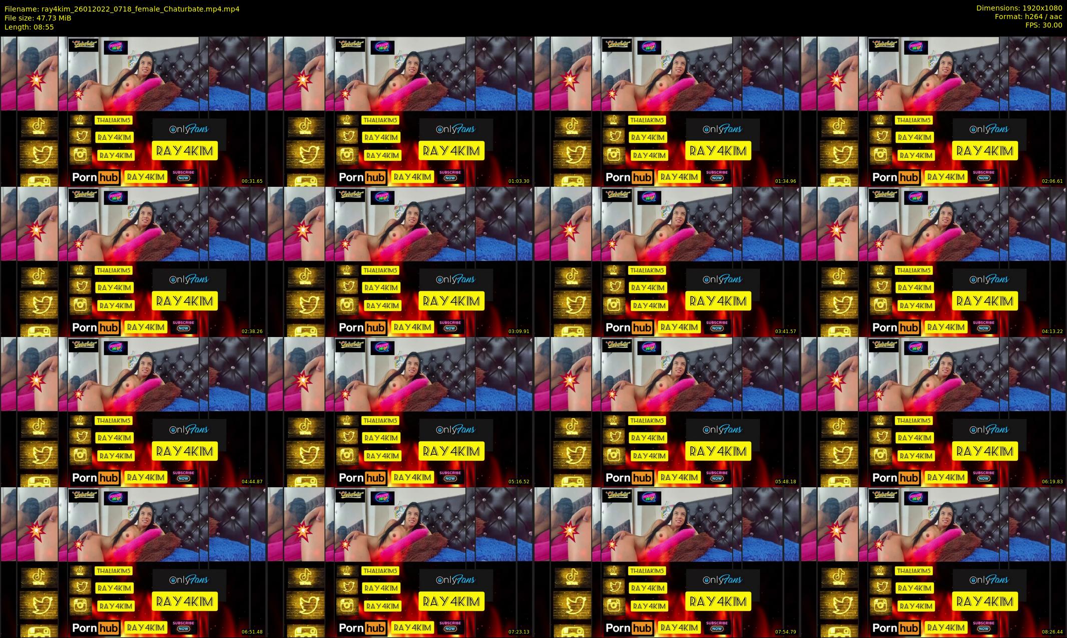 ray4kim — 9 minute Chaturbate couple cam show recording, 1080p, Jan 26, 2022