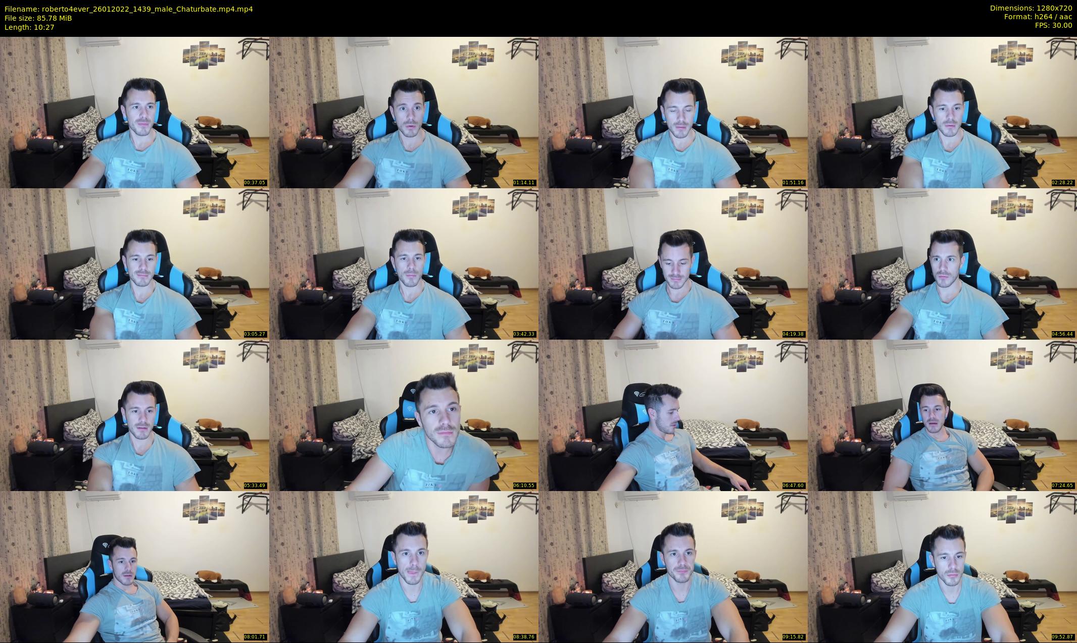roberto4ever — 11 minute Chaturbate male cam show recording, 720p, Jan 26, 2022
