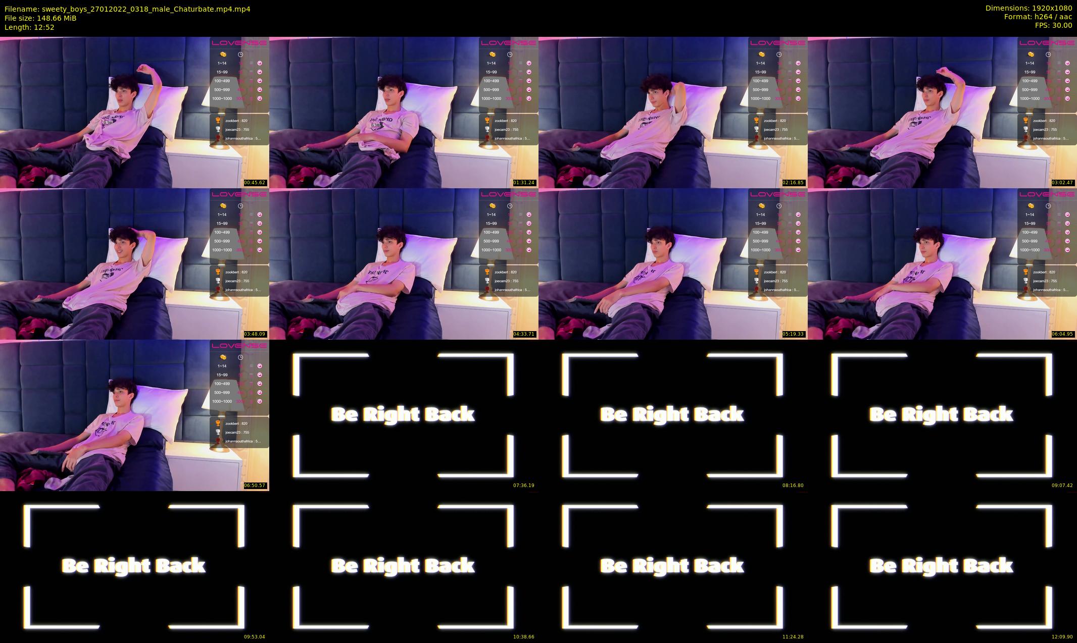 sweety_boys — 13 minute Chaturbate male cam show recording, 1080p, Jan 27, 2022