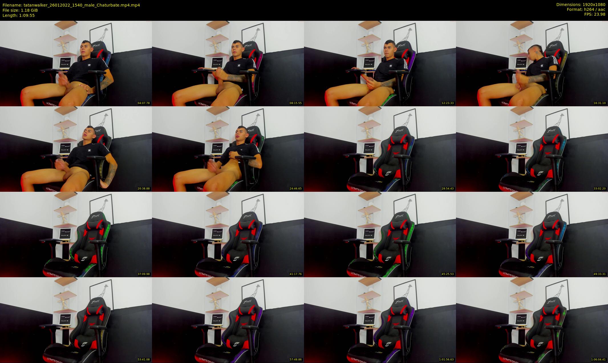 tatanwalker — 70 minute Chaturbate male cam show recording, 1080p, Jan 26, 2022