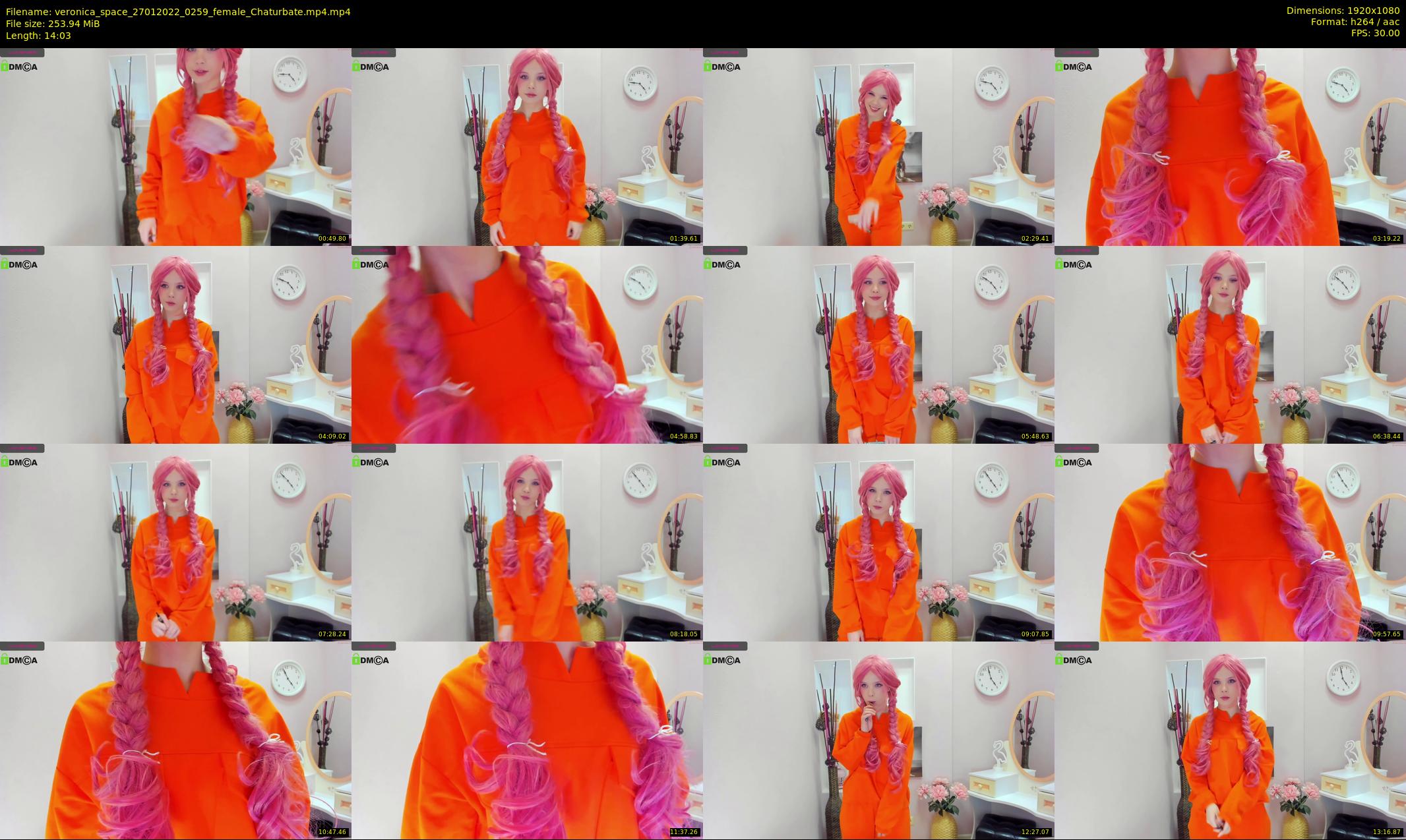 veronica_space — 15 minute Chaturbate female cam show recording, 1080p, Jan 27, 2022