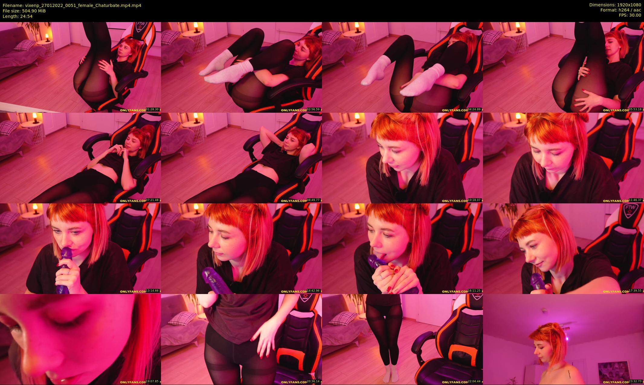 vixenp — 25 minute Chaturbate female cam show recording, 1080p, Jan 27, 2022