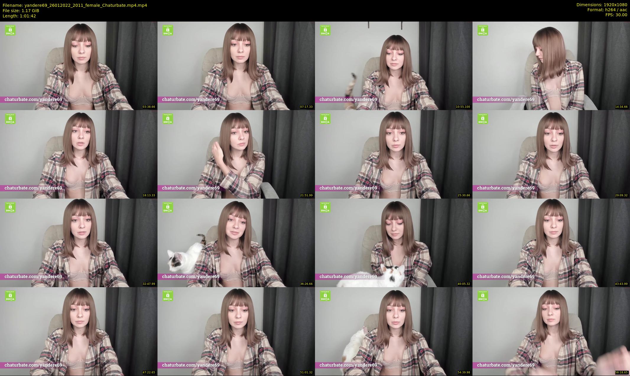 yandere69 — 62 minute Chaturbate female cam show recording, 1080p, Jan 26, 2022