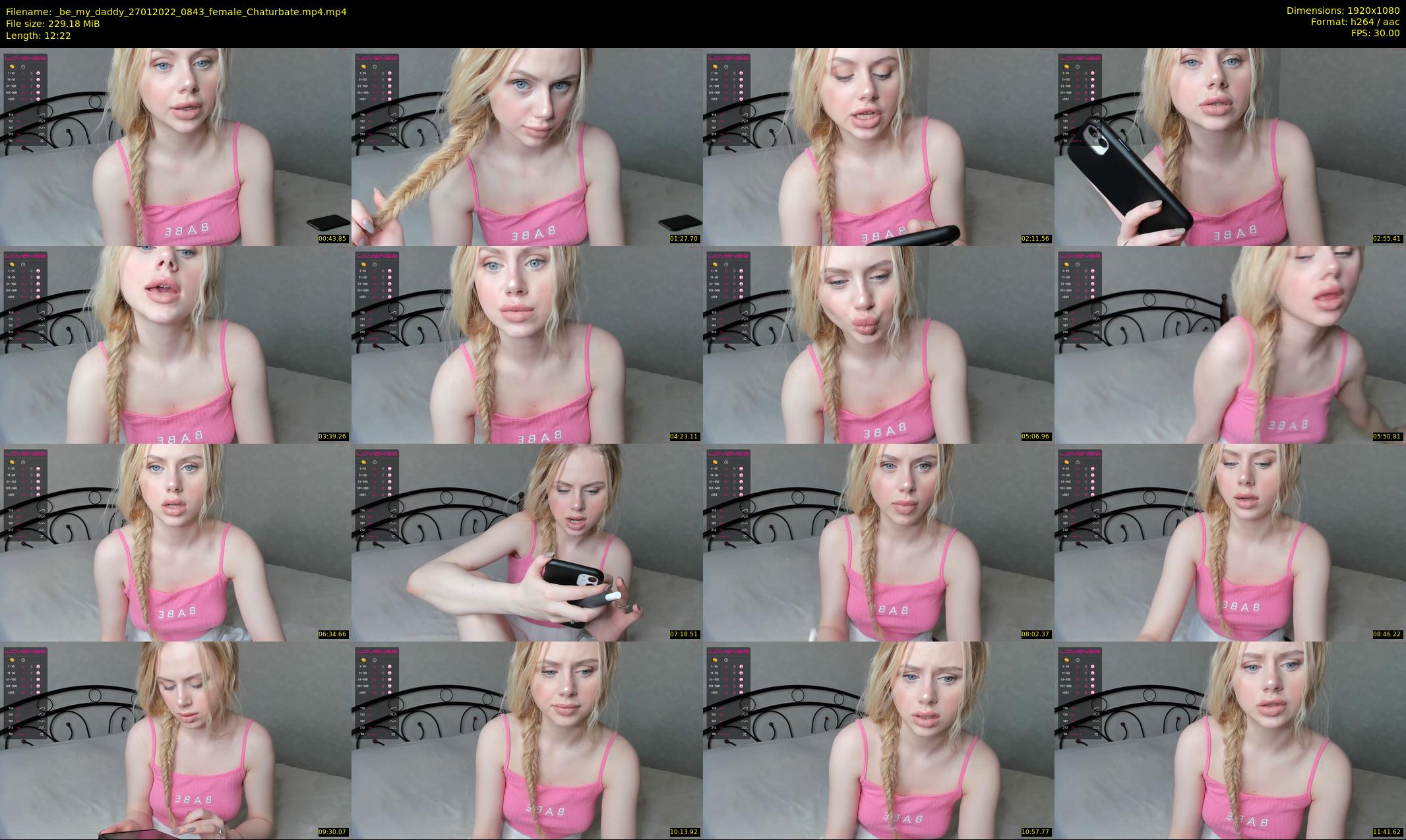 _be_my_daddy — 13 minute Chaturbate female cam show recording, 1080p, Jan 27, 2022