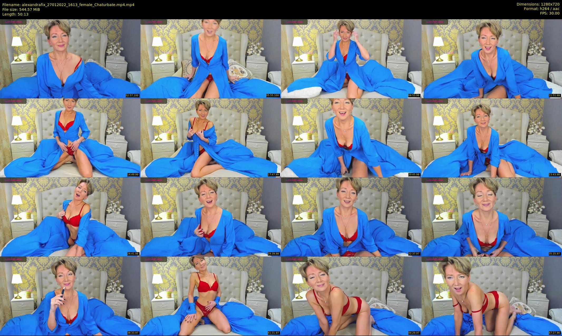 alexandrafix — 51 minute Chaturbate female cam show recording, 720p, Jan 27, 2022