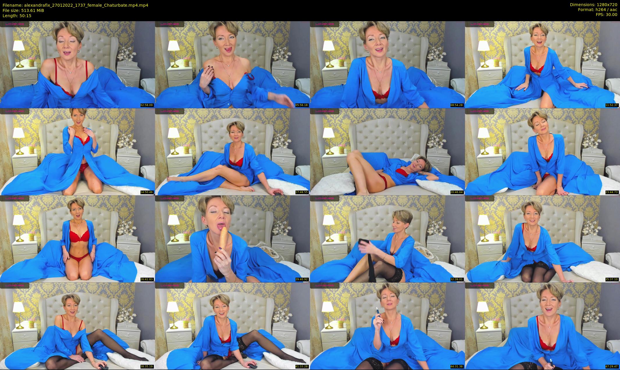 alexandrafix — 51 minute Chaturbate female cam show recording, 720p, Jan 27, 2022
