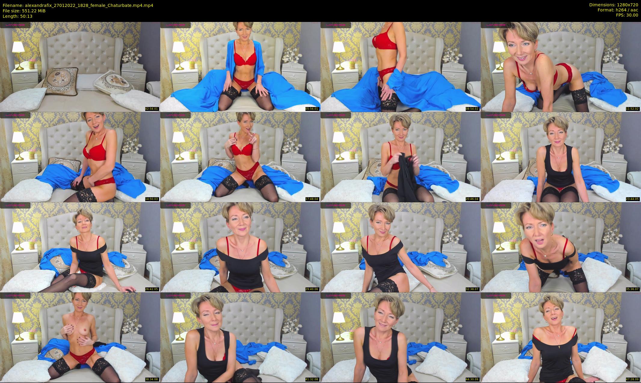 alexandrafix — 51 minute Chaturbate female cam show recording, 720p, Jan 27, 2022