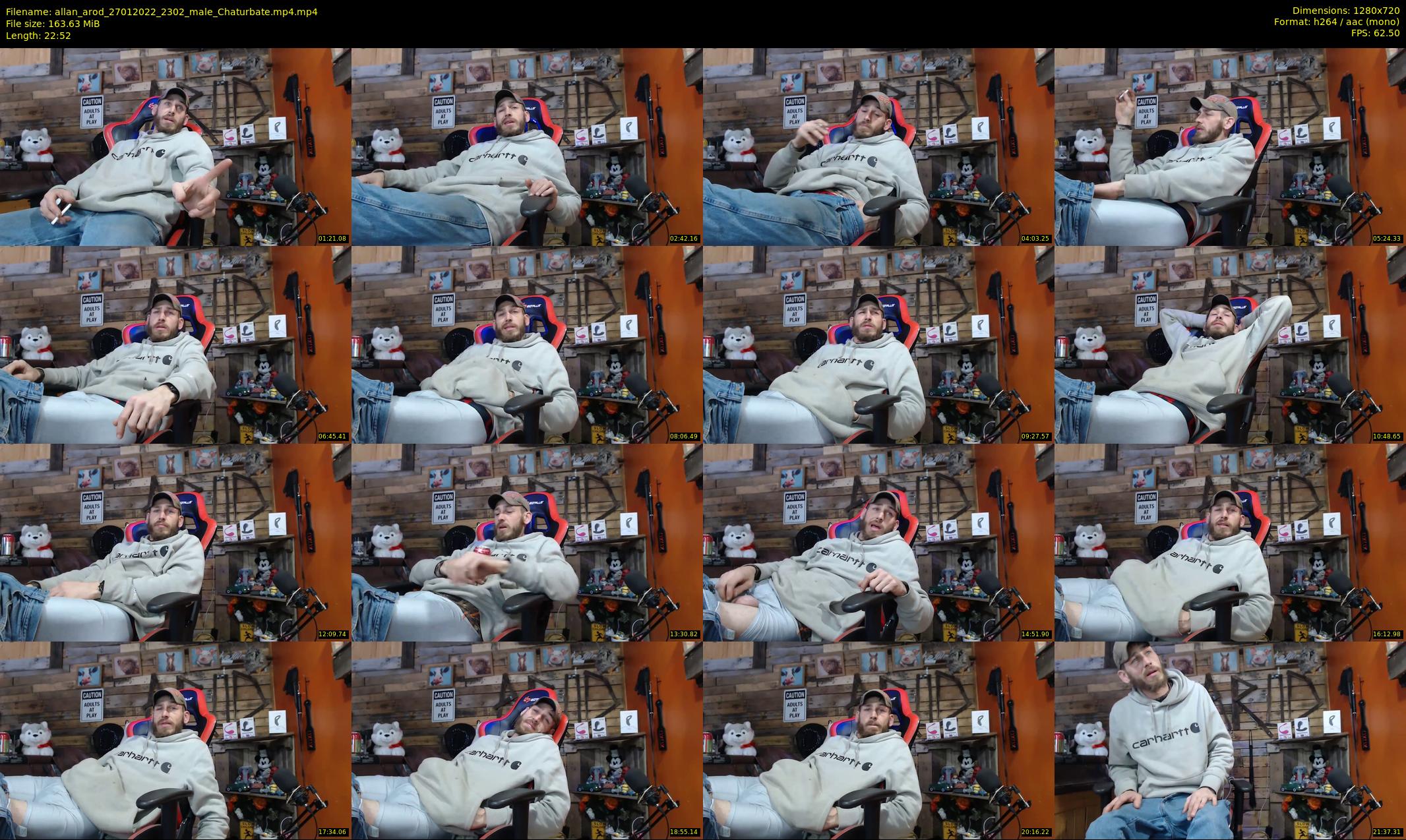 allan_arod — 23 minute Chaturbate male cam show recording, 720p, Jan 27, 2022