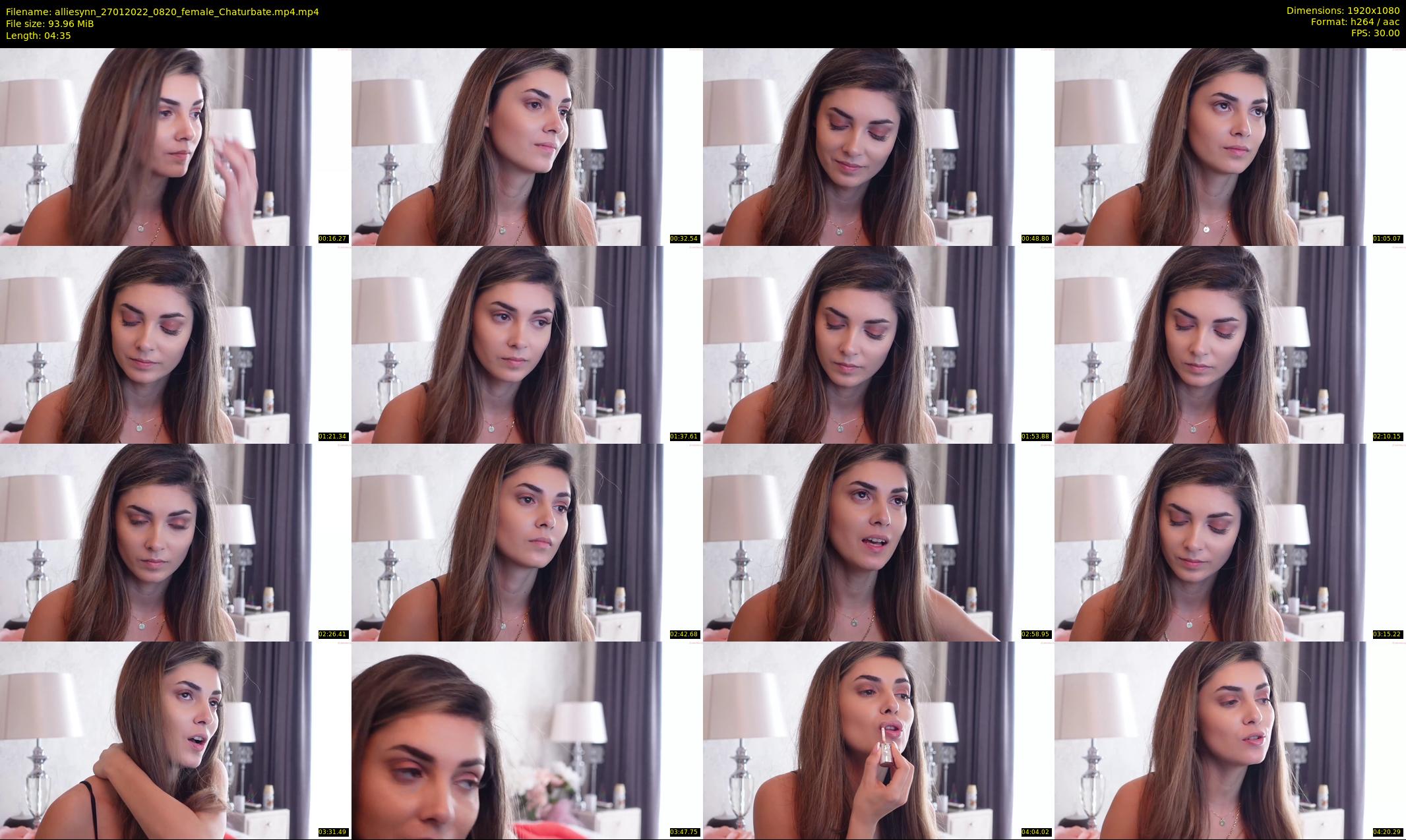alliesynn — 5 minute Chaturbate female cam show recording, 1080p, Jan 27, 2022