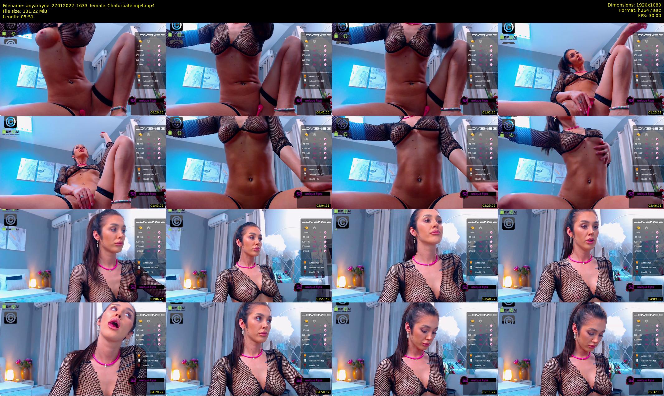 anyarayne — 6 minute Chaturbate female cam show recording, 1080p, Jan 27, 2022