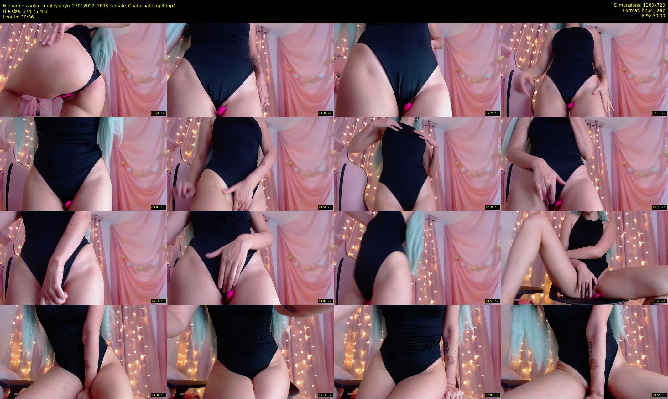 asuka_langleysoryu — 31 minute Chaturbate female cam show recording, 720p, Jan 27, 2022