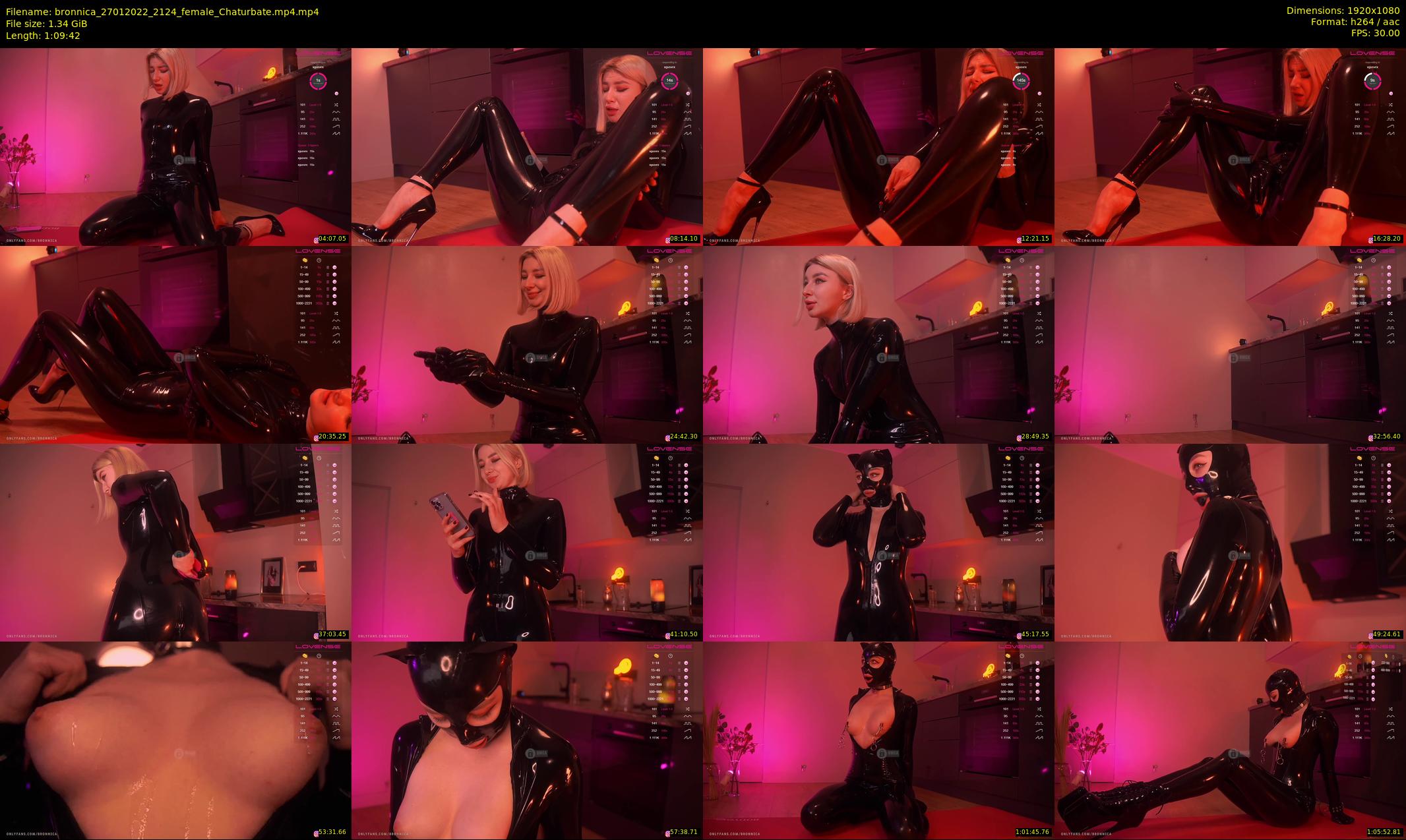 bronnica — 70 minute Chaturbate female cam show recording, 1080p, Jan 27, 2022