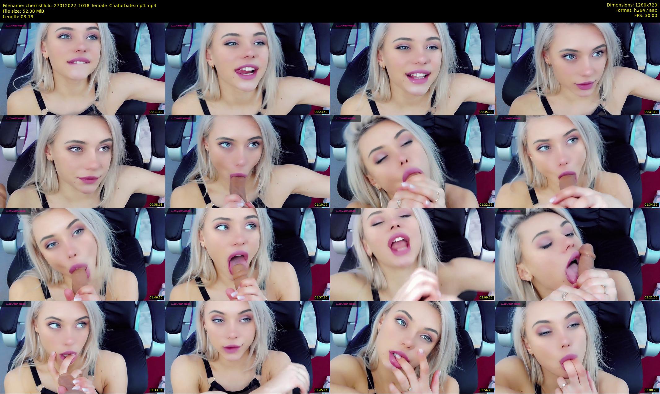 cherrishlulu — 4 minute Chaturbate female cam show recording, 720p, Jan 27, 2022
