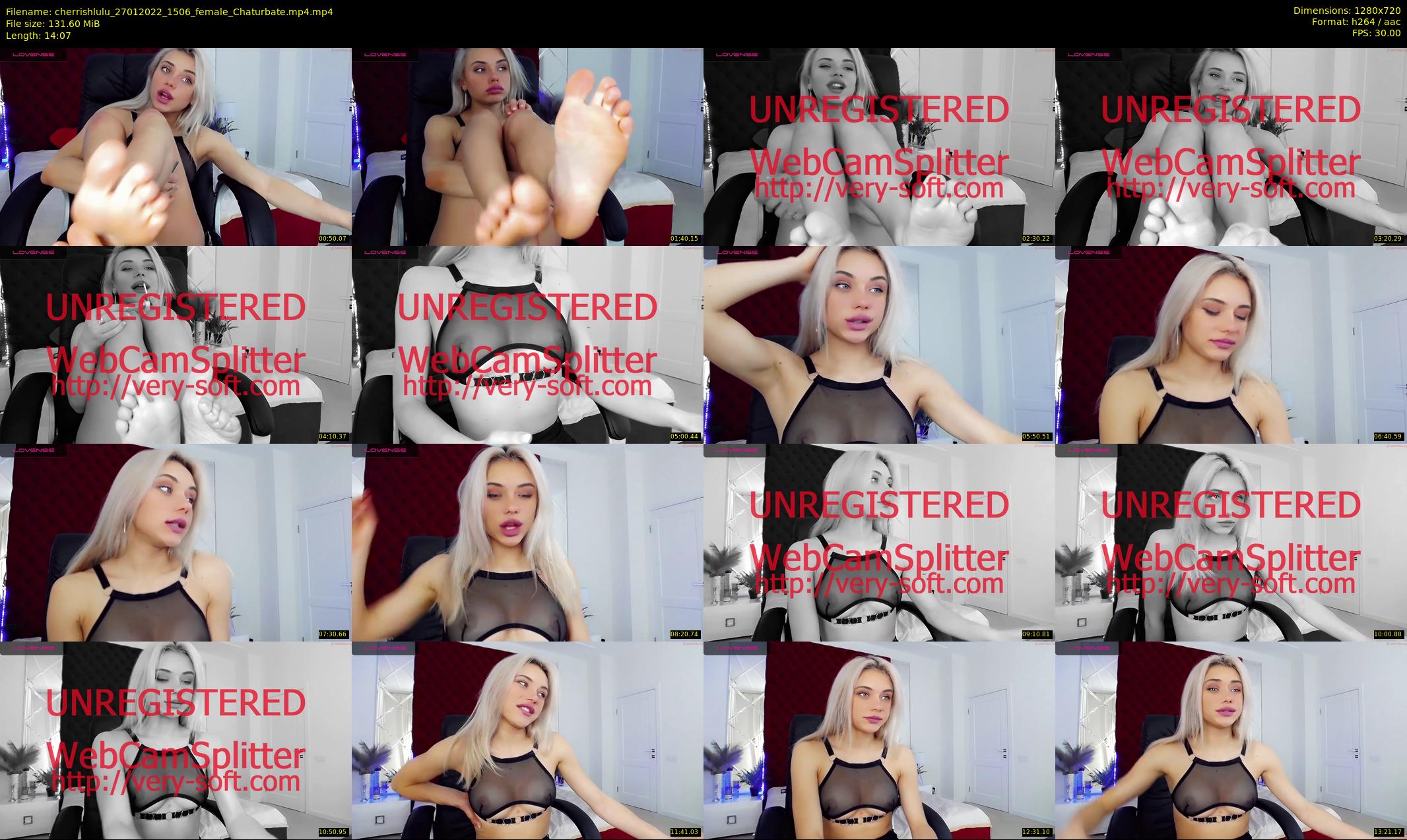 cherrishlulu — 15 minute Chaturbate female cam show recording, 720p, Jan 27, 2022