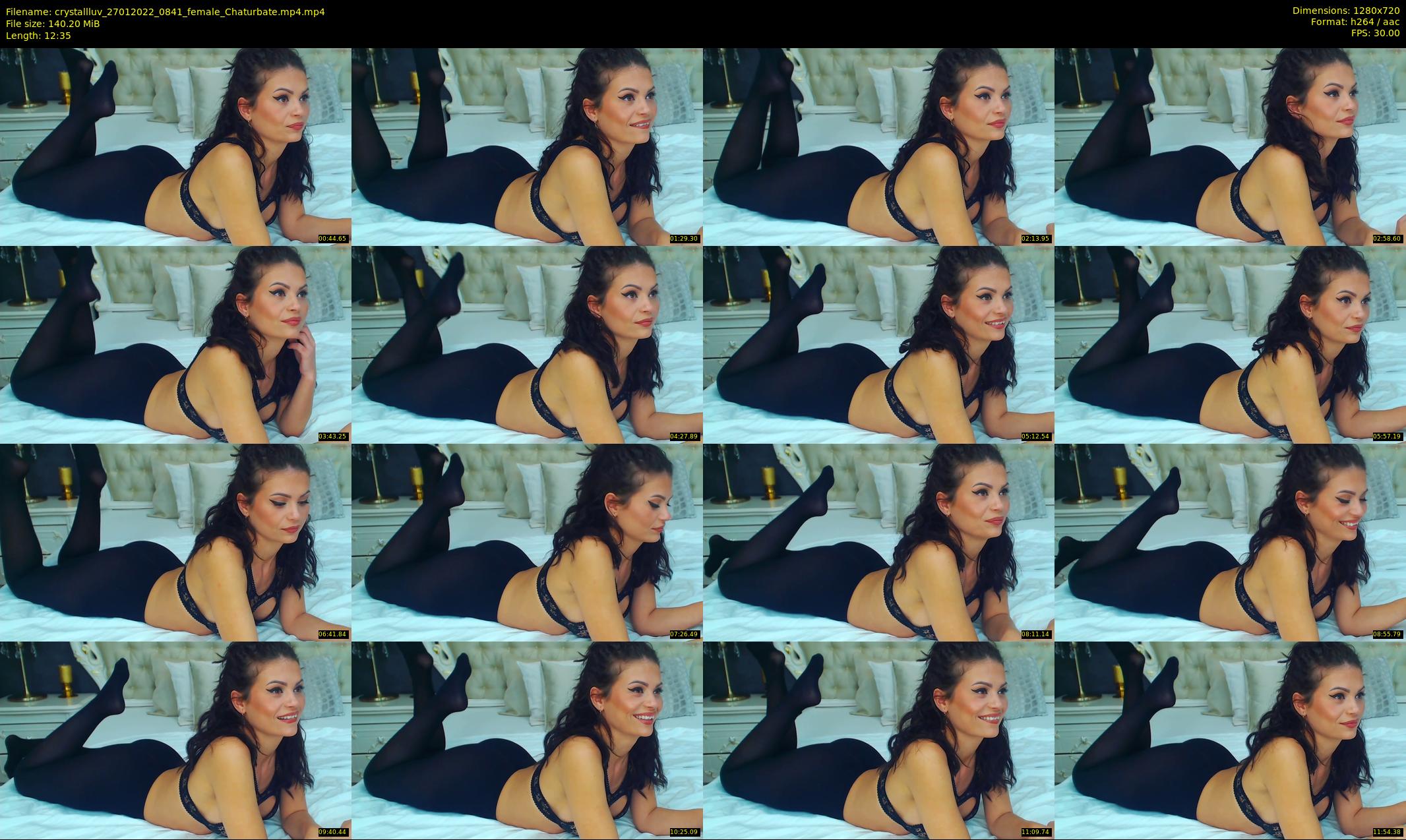 crystallluv — 13 minute Chaturbate female cam show recording, 720p, Jan 27, 2022
