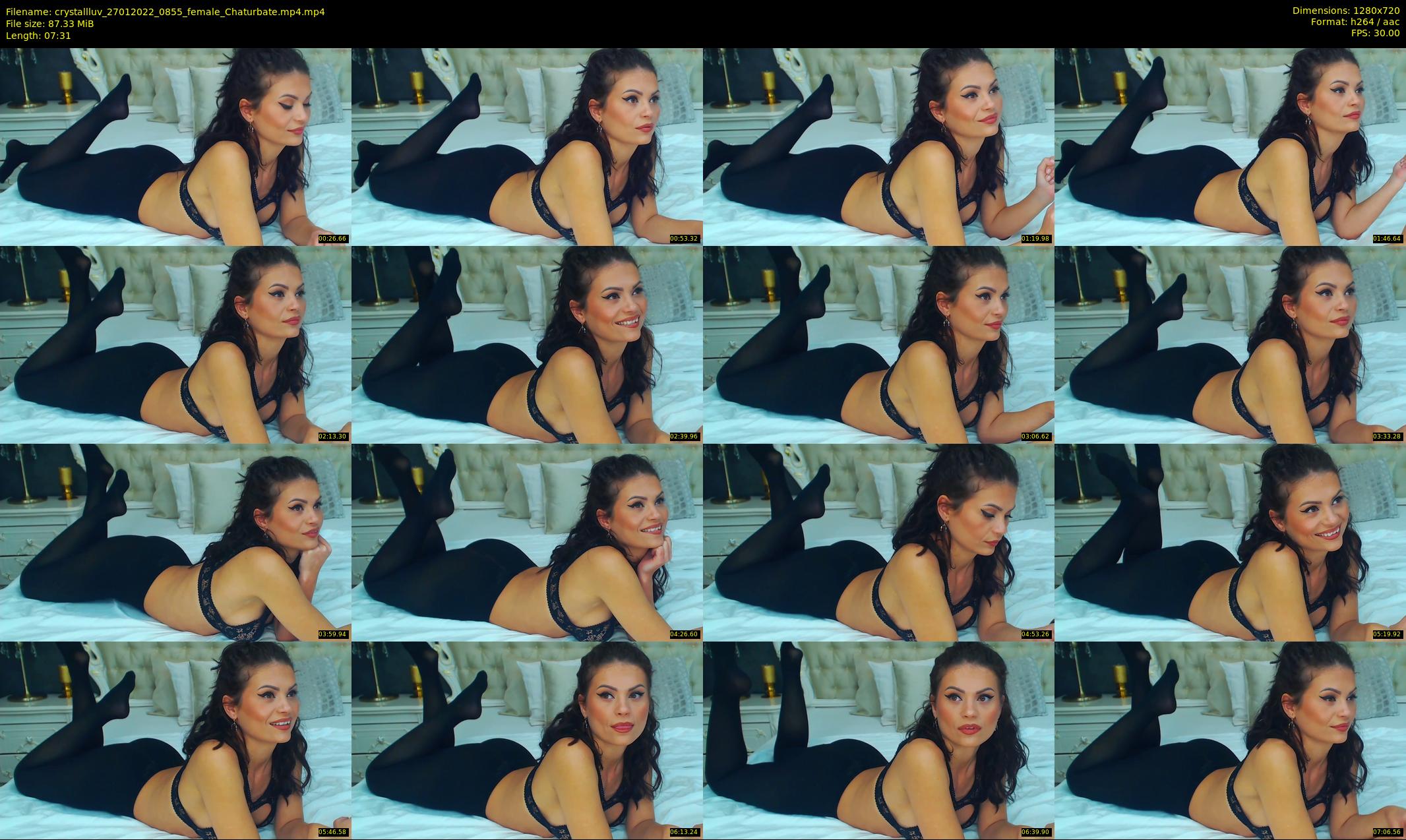 crystallluv — 8 minute Chaturbate female cam show recording, 720p, Jan 27, 2022