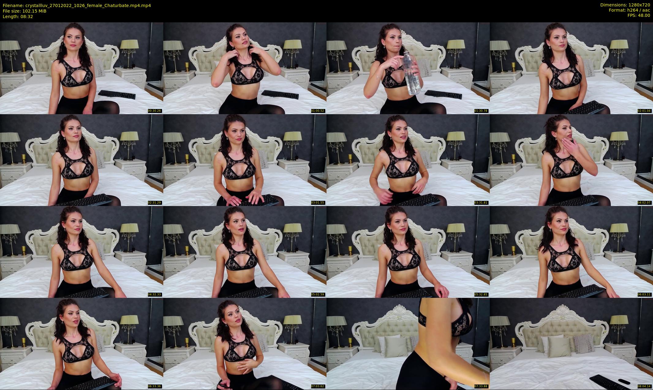 crystallluv — 9 minute Chaturbate female cam show recording, 720p, Jan 27, 2022