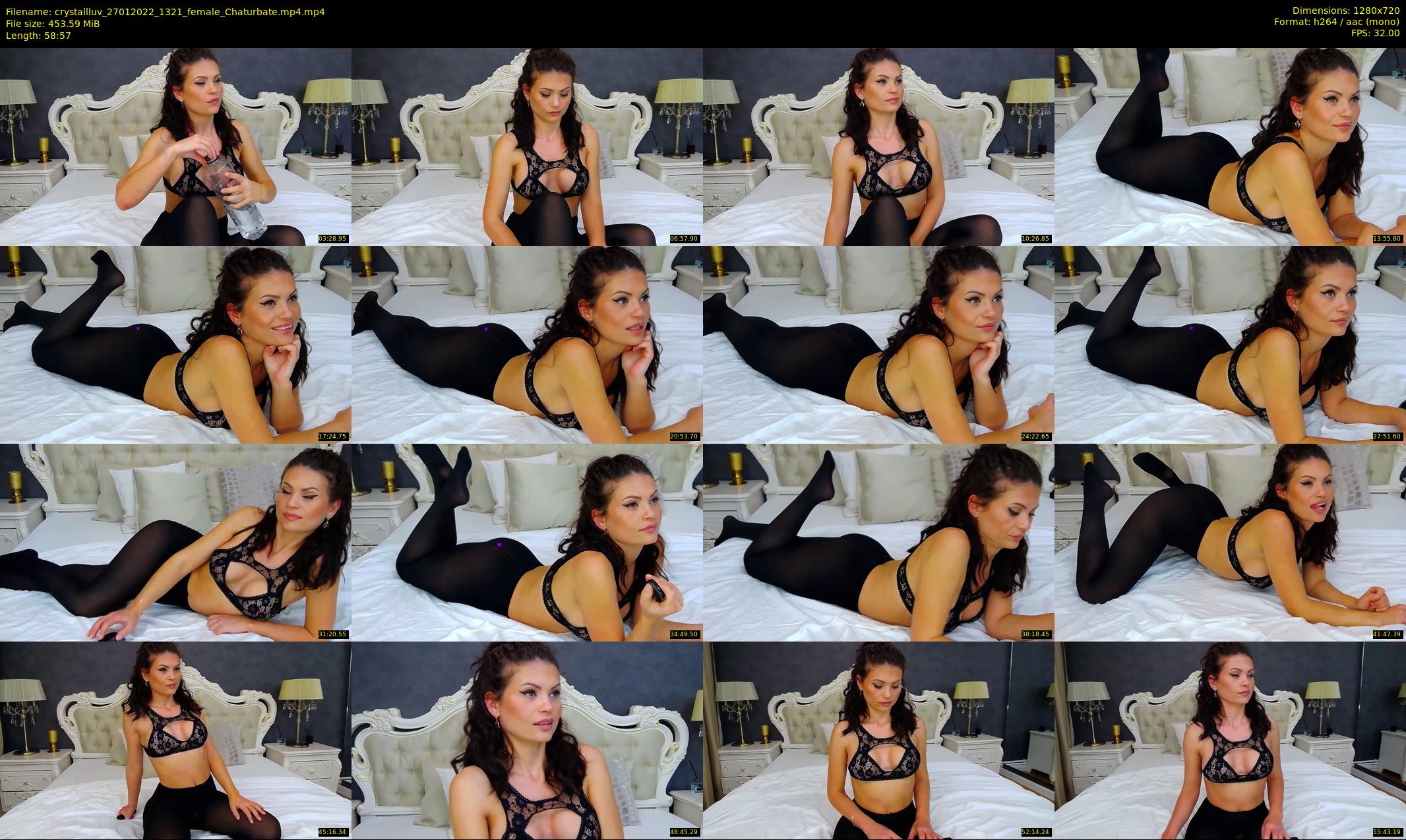 crystallluv — 59 minute Chaturbate female cam show recording, 720p, Jan 27, 2022