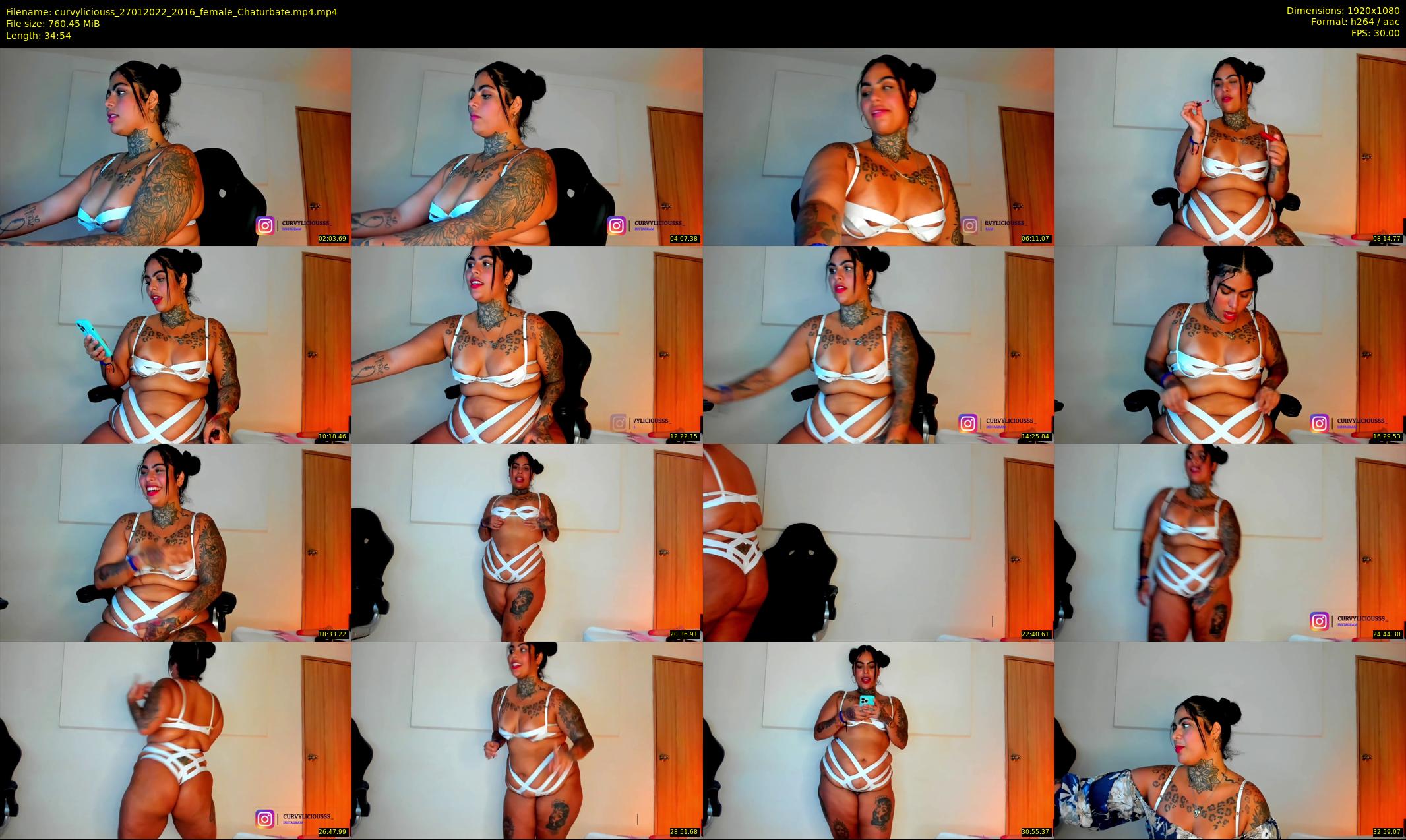 curvyliciouss — 35 minute Chaturbate female cam show recording, 1080p, Jan 27, 2022