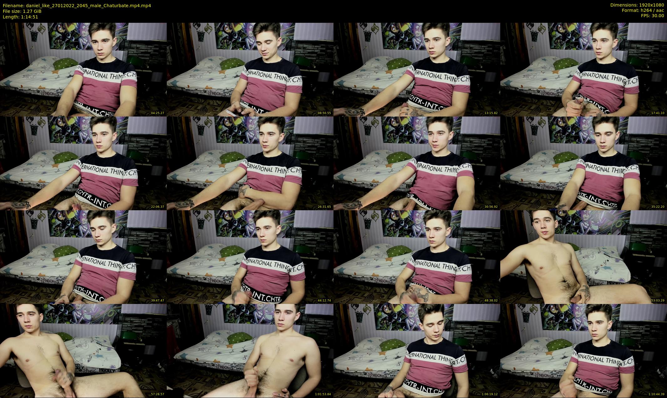 daniel_like — 75 minute Chaturbate male cam show recording, 1080p, Jan 27, 2022