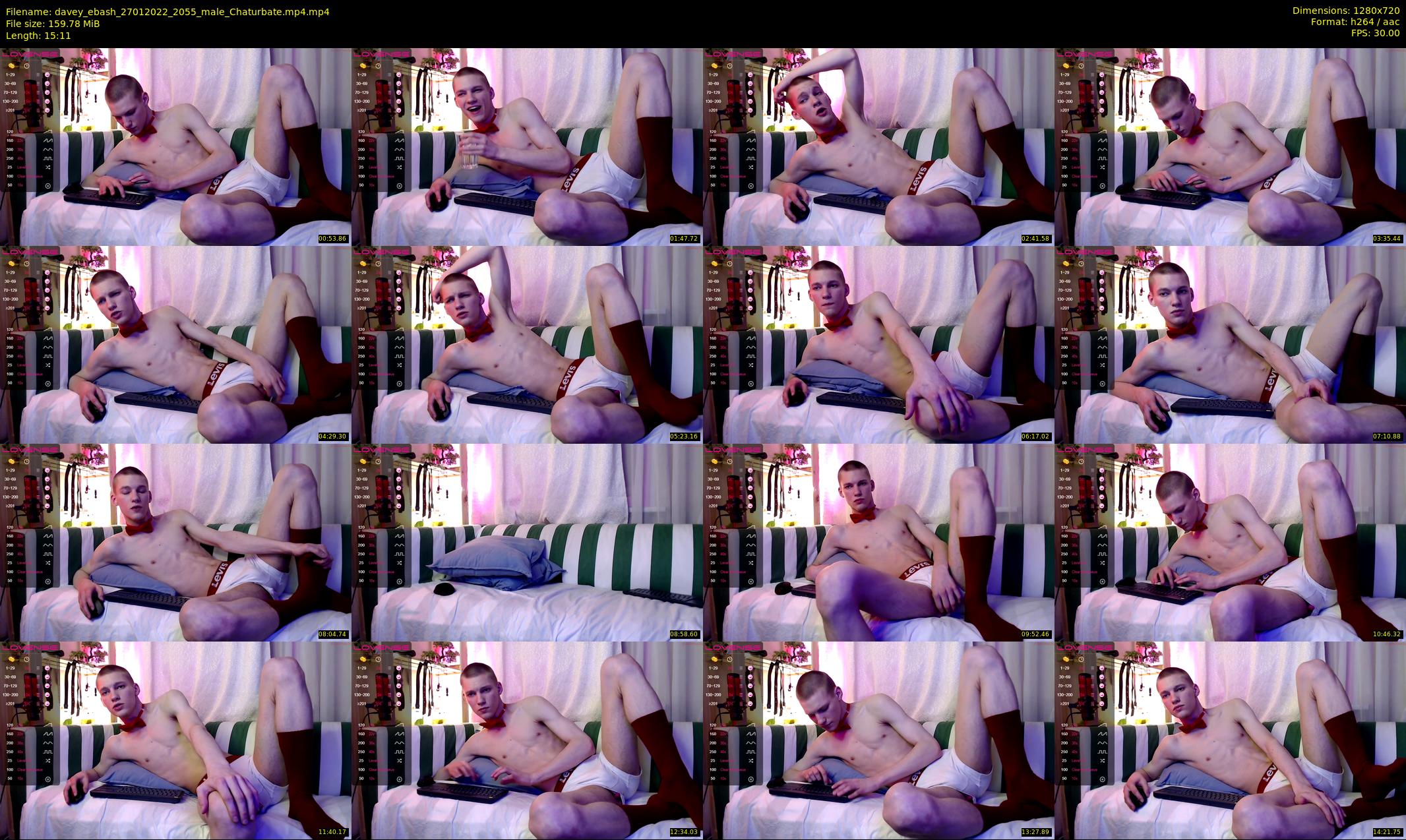 davey_ebash — 16 minute Chaturbate male cam show recording, 720p, Jan 27, 2022