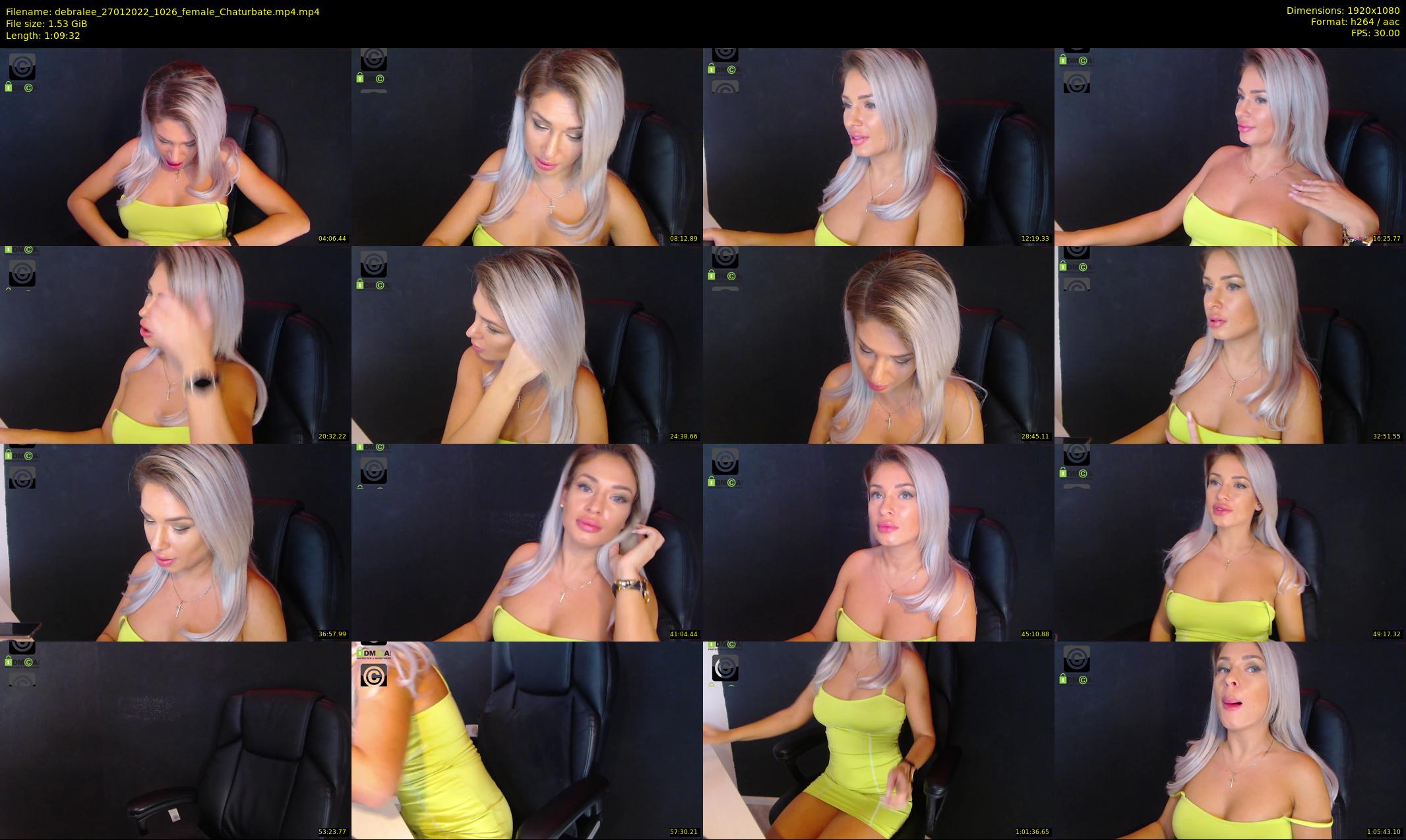 debralee — 70 minute Chaturbate female cam show recording, 1080p, Jan 27, 2022
