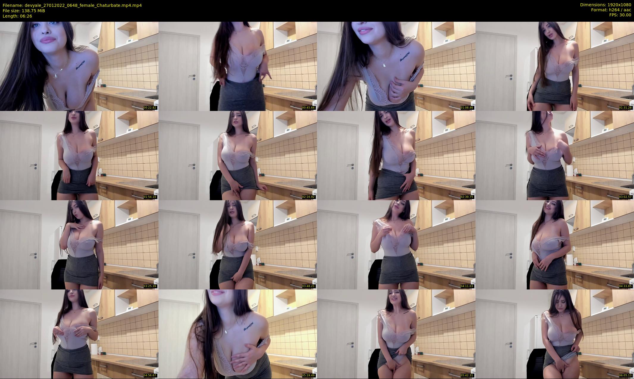devyale — 7 minute Chaturbate female cam show recording, 1080p, Jan 27, 2022