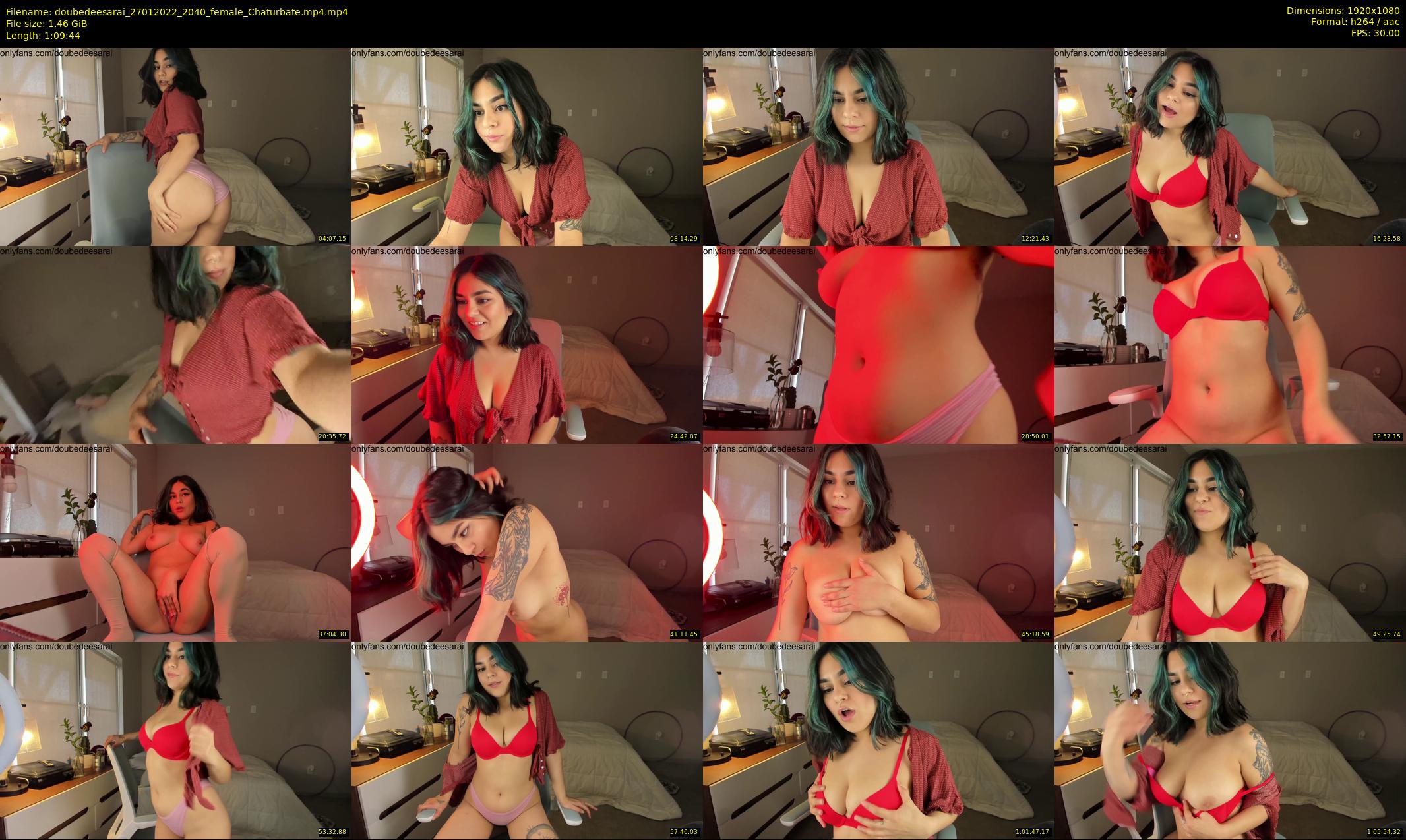 doubedeesarai — 70 minute Chaturbate female cam show recording, 1080p, Jan 27, 2022
