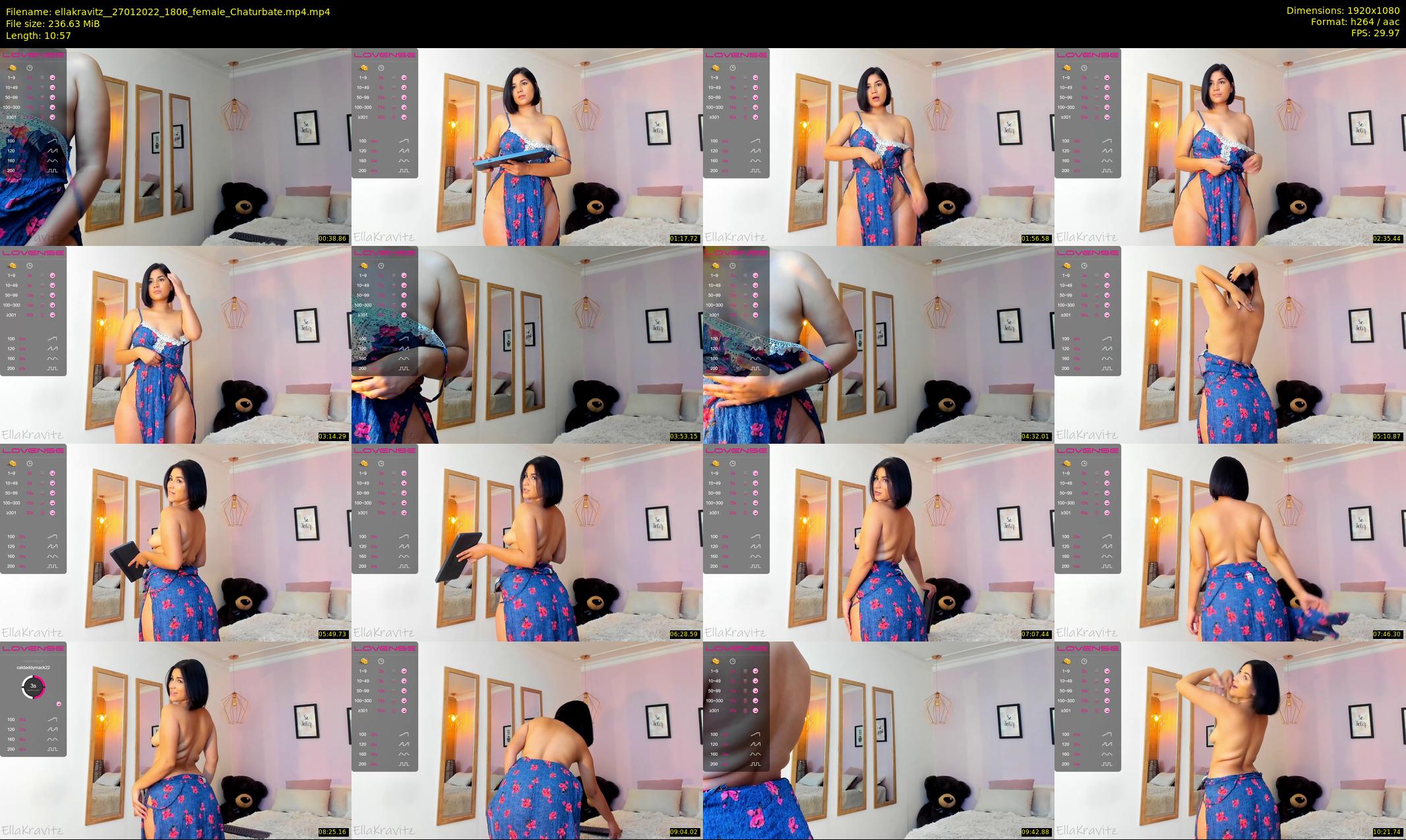 ellakravitz_ — 11 minute Chaturbate female cam show recording, 1080p, Jan 27, 2022