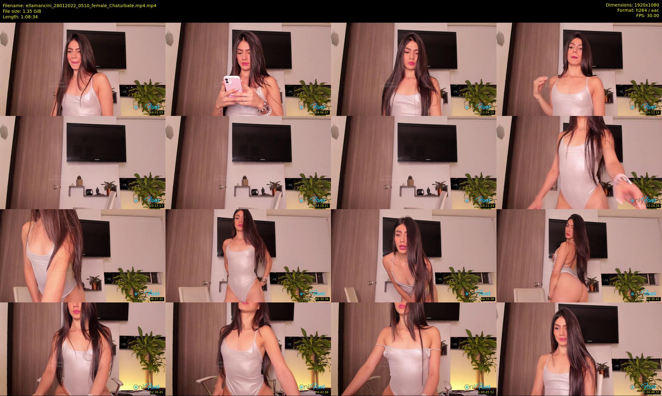 ellamancini — 69 minute Chaturbate female cam show recording, 1080p, Jan 28, 2022