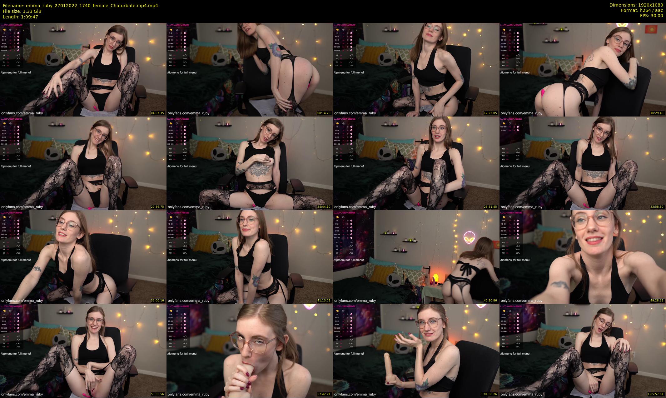 emma_ruby — 70 minute Chaturbate female cam show recording, 1080p, Jan 27, 2022