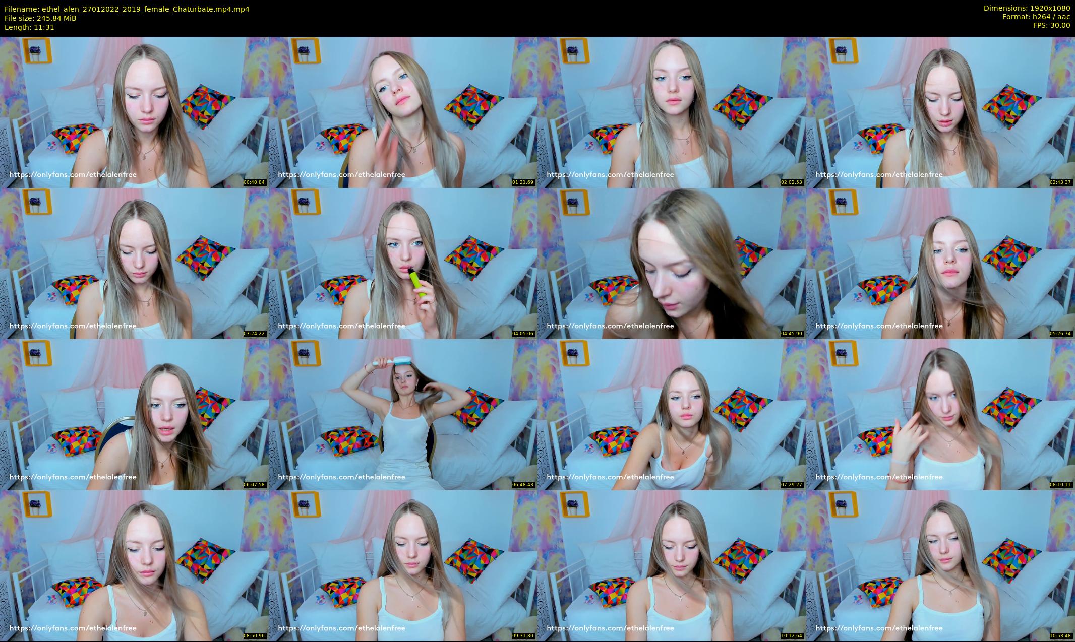 ethel_alen — 12 minute Chaturbate female cam show recording, 1080p, Jan 27, 2022