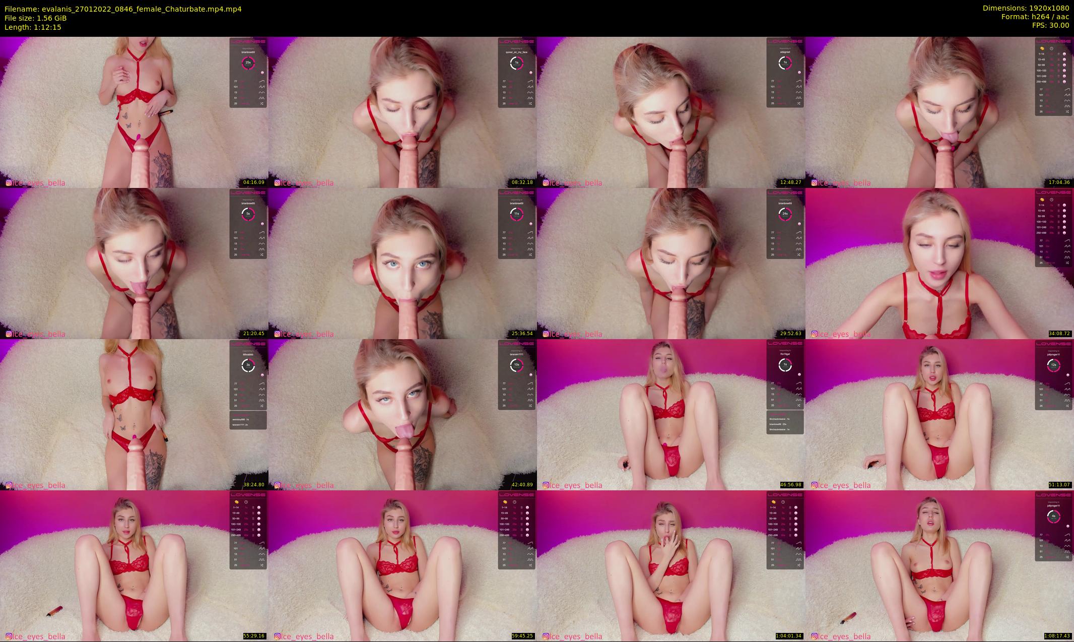 evalanis — 73 minute Chaturbate couple cam show recording, 1080p, Jan 27, 2022