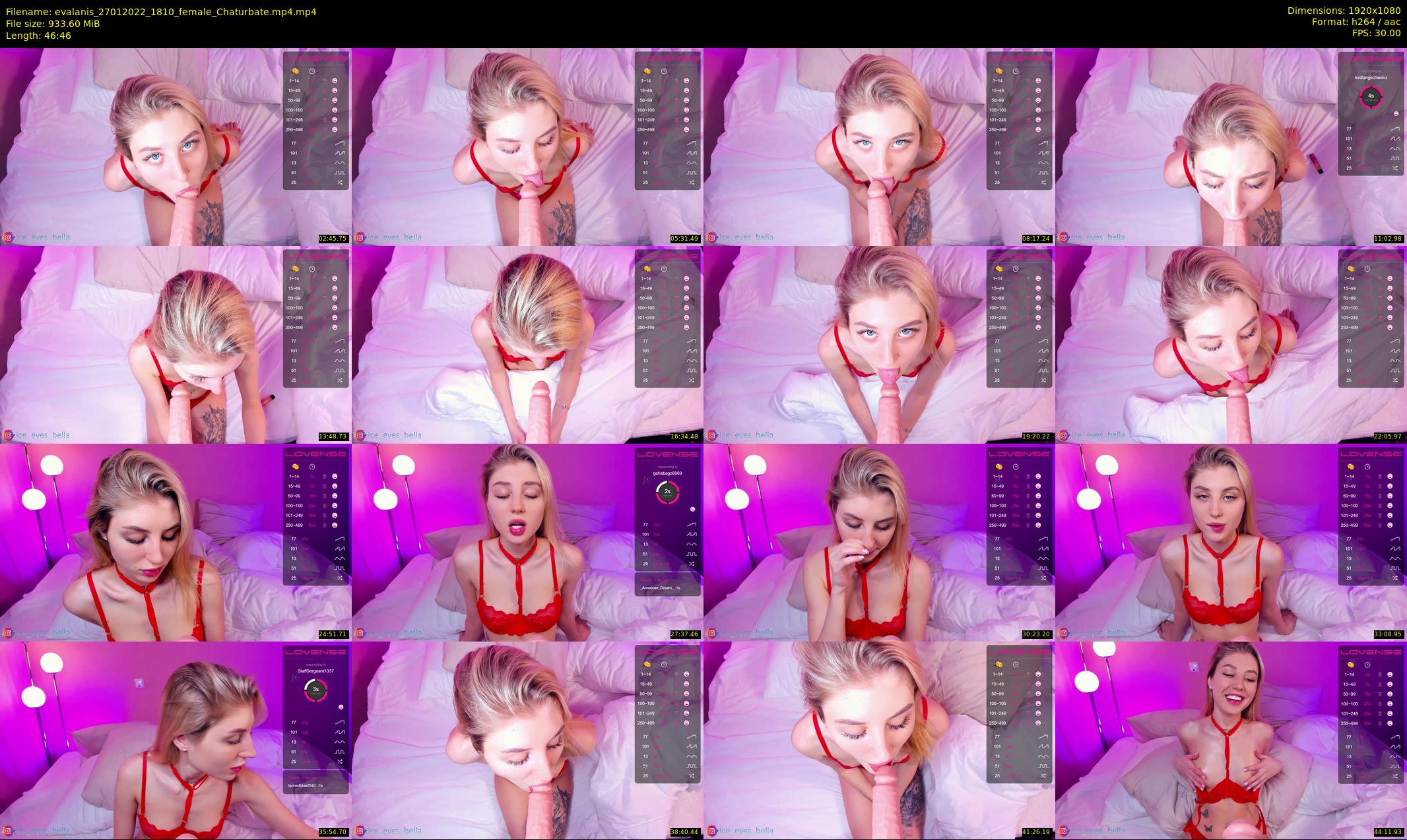 evalanis — 47 minute Chaturbate couple cam show recording, 1080p, Jan 27, 2022