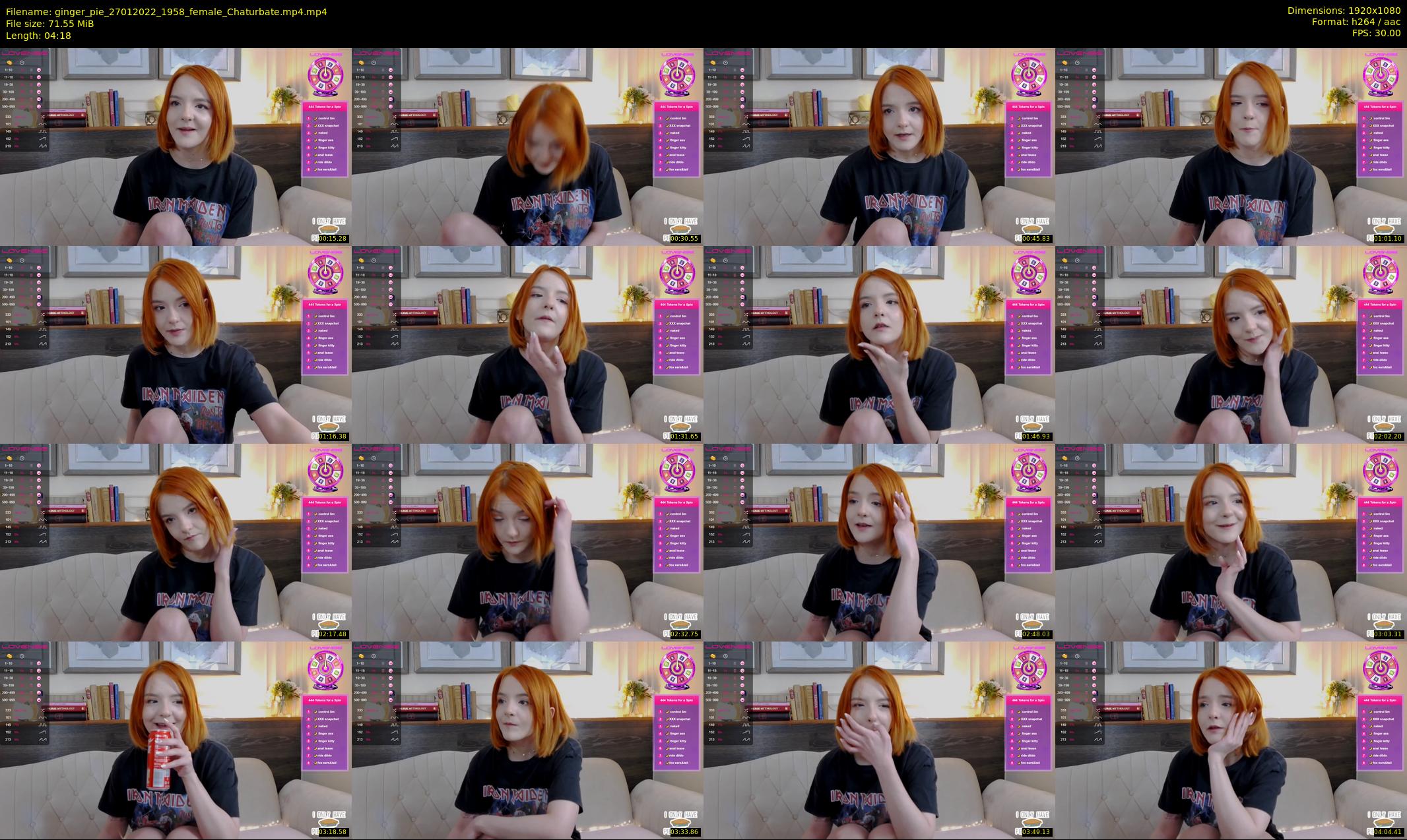 ginger_pie — 5 minute Chaturbate female cam show recording, 1080p, Jan 27, 2022