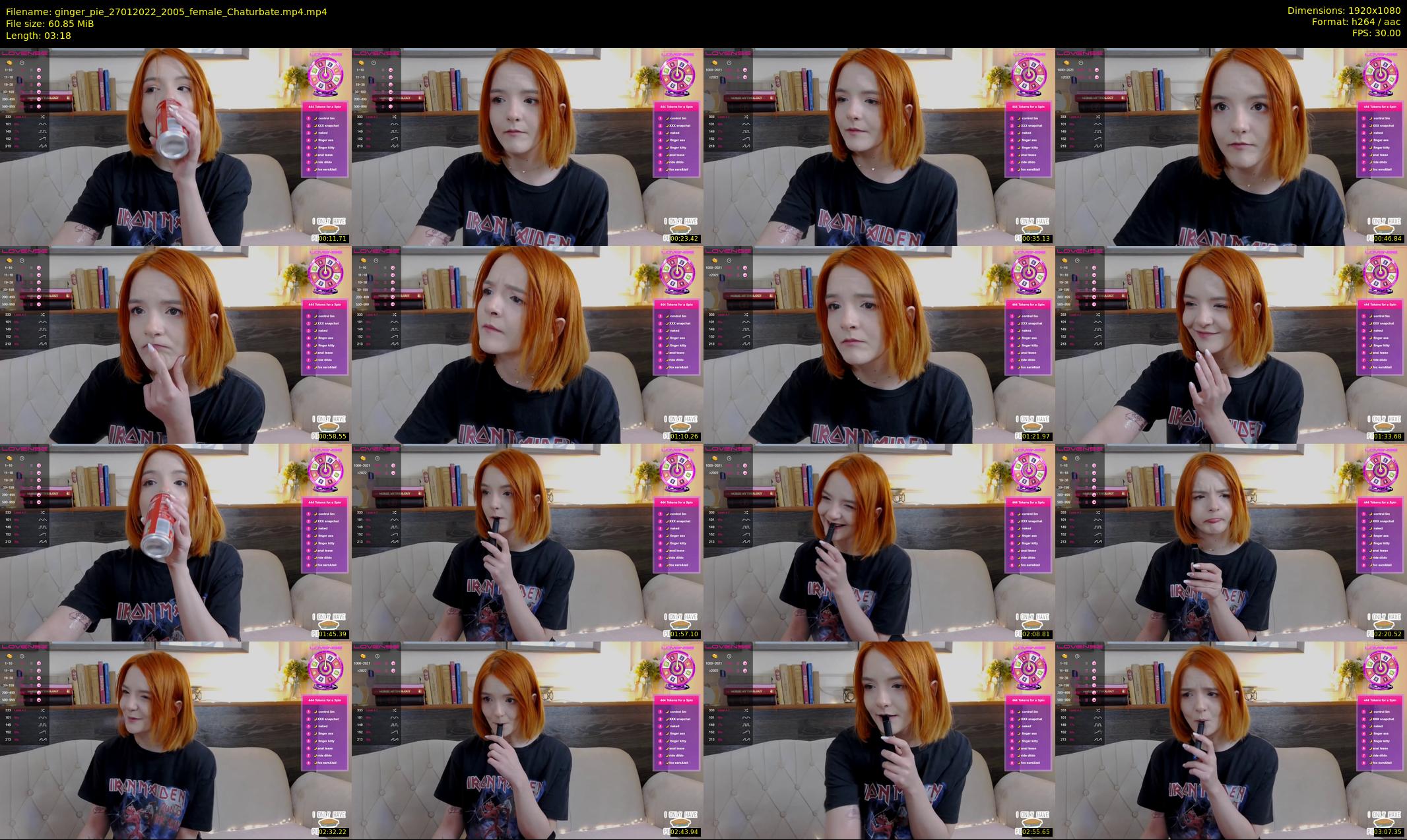 ginger_pie — 4 minute Chaturbate female cam show recording, 1080p, Jan 27, 2022