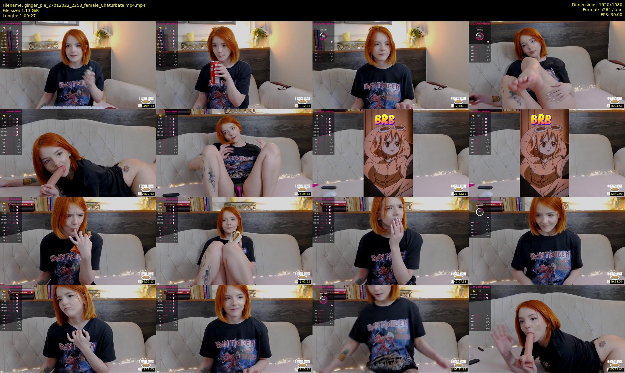 ginger_pie — 70 minute Chaturbate female cam show recording, 1080p, Jan 27, 2022