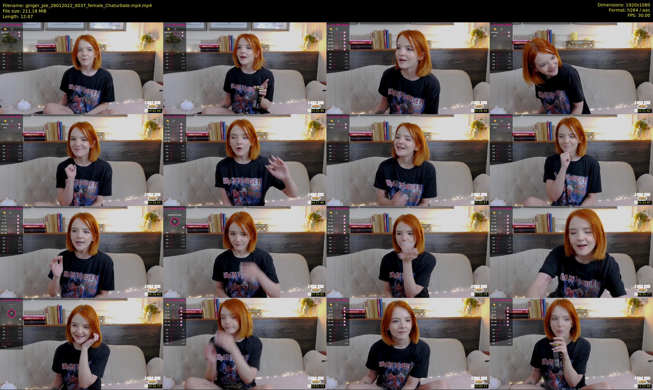 ginger_pie — 13 minute Chaturbate female cam show recording, 1080p, Jan 28, 2022